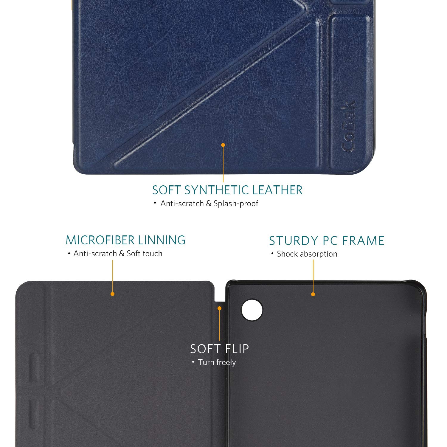 Étui Kobo Libra H2O avec support de CoBak