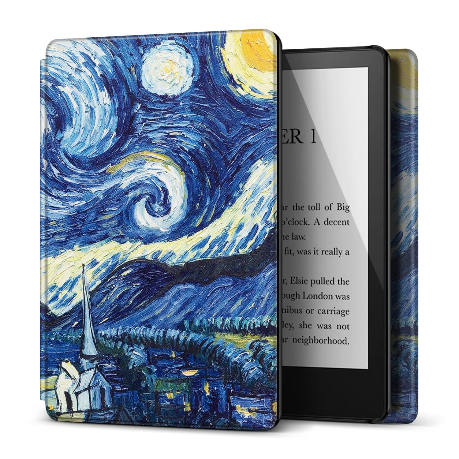 TNP Case for 6.8" Kindle Paperwhite 11th Generation 2021 / Kindle Paperwhite Signature Edition, PU Leather Cover, Protective