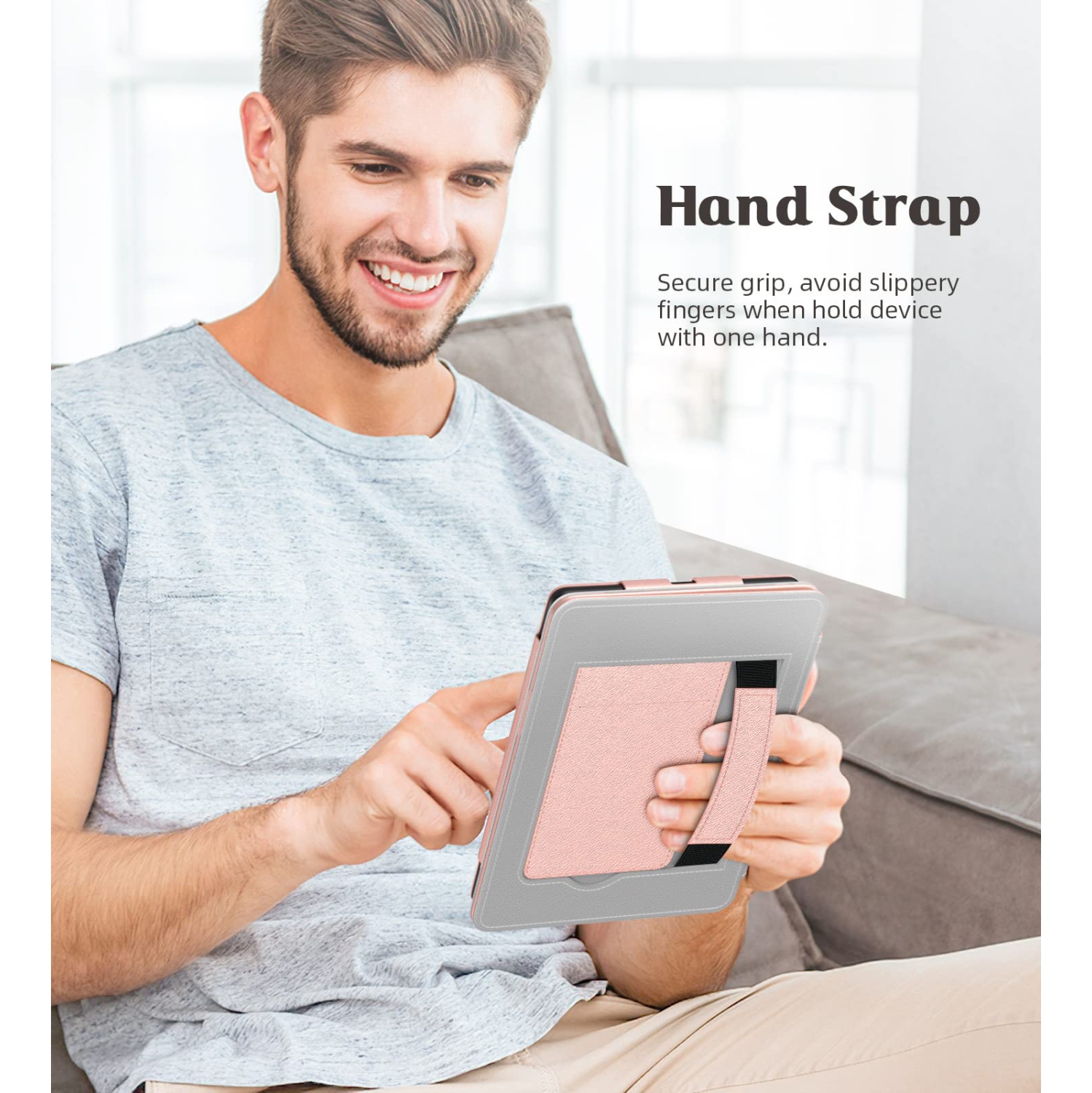 MoKo Case for 6.8" Kindle Paperwhite and Kindle Paperwhite Signature Edition, Slim PU Shell Cover Cas