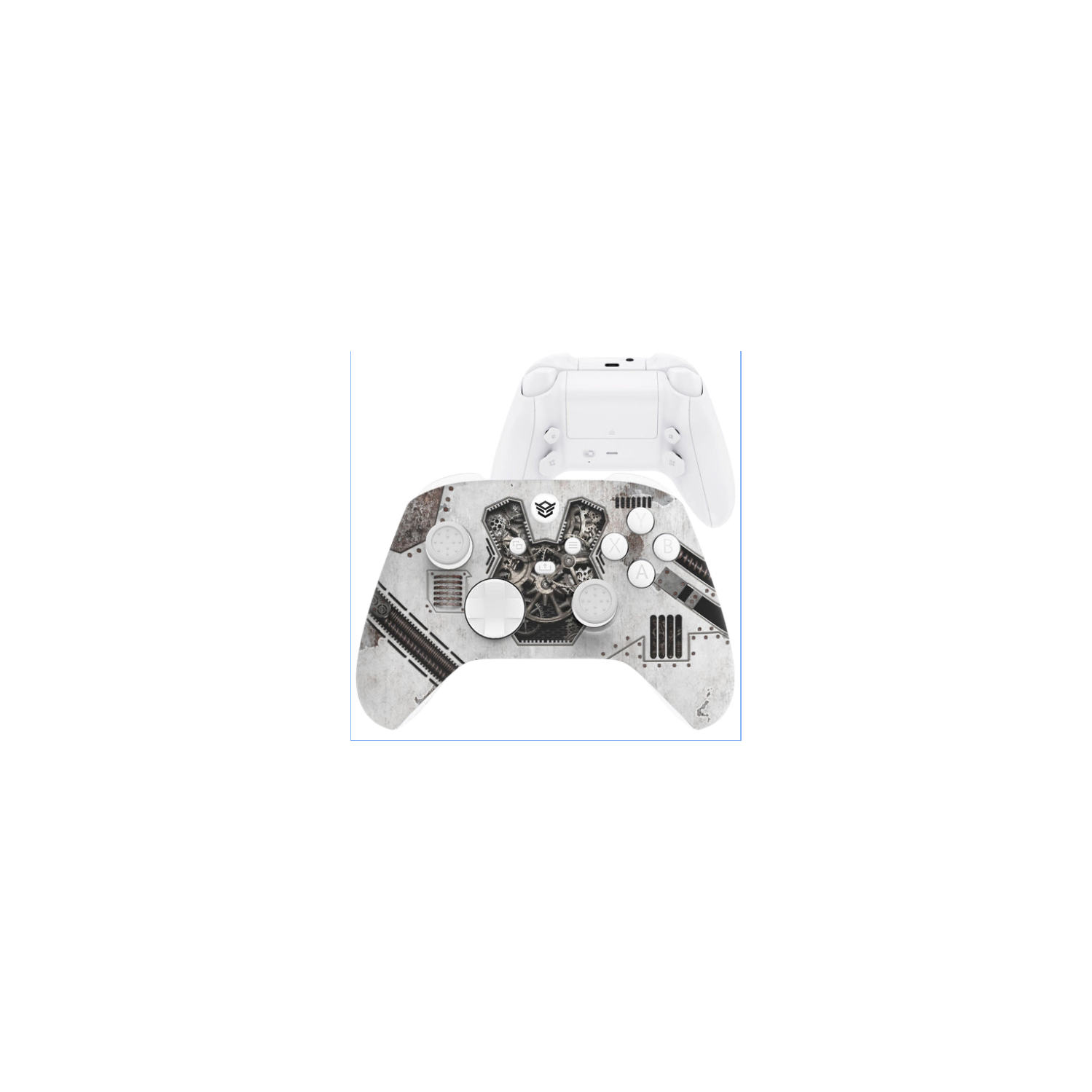 "White Pro" Smart Rapid Fire Custom Modded Controller Compatible with Xbox One S/X MASTER MOD for All Major Shooter Games