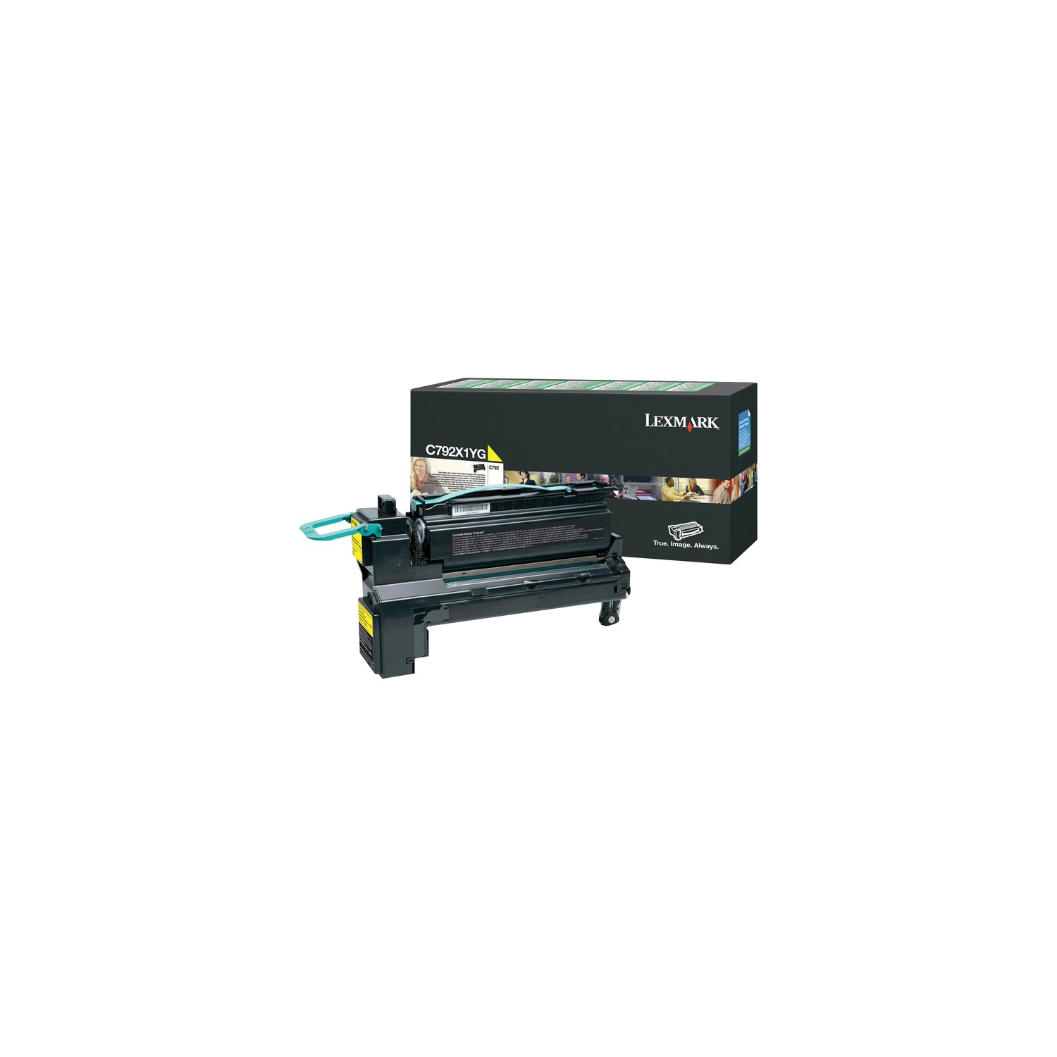 CARTOUCHE DE TONER D'ORIGINE LEXMARK C792X1YG