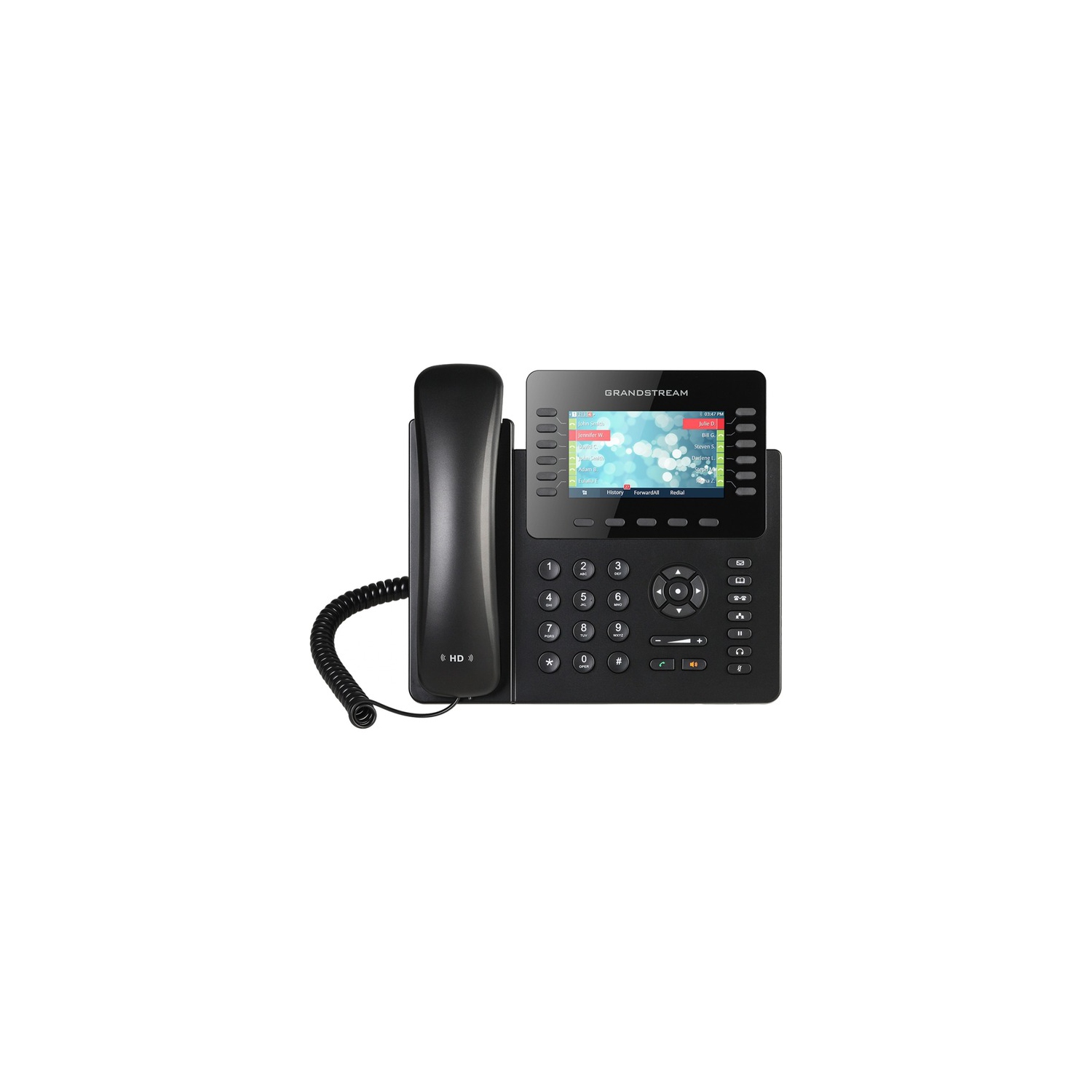 GRANDSTREAM GXP2170 IP PHONE - CORDED/CORDLESS - CORDED - BLUETOOTH - WALL MOUNTABLE - BLACK
