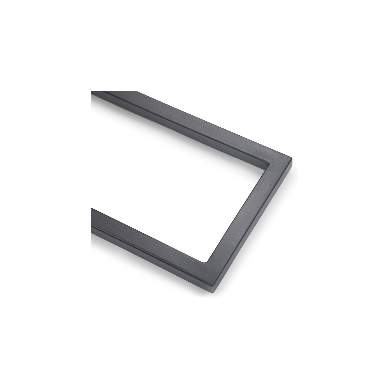 Trent Home Contemporary End Table in Walnut and Black