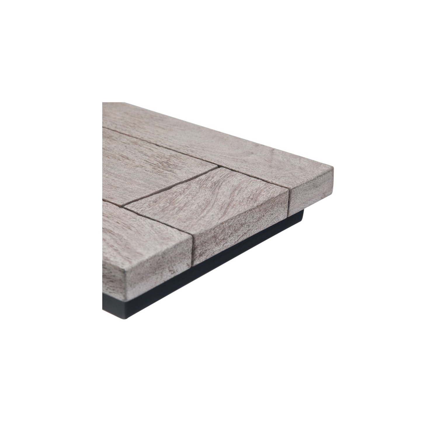 Trent Home – Table de bout contemporaine en bouleau et en noir