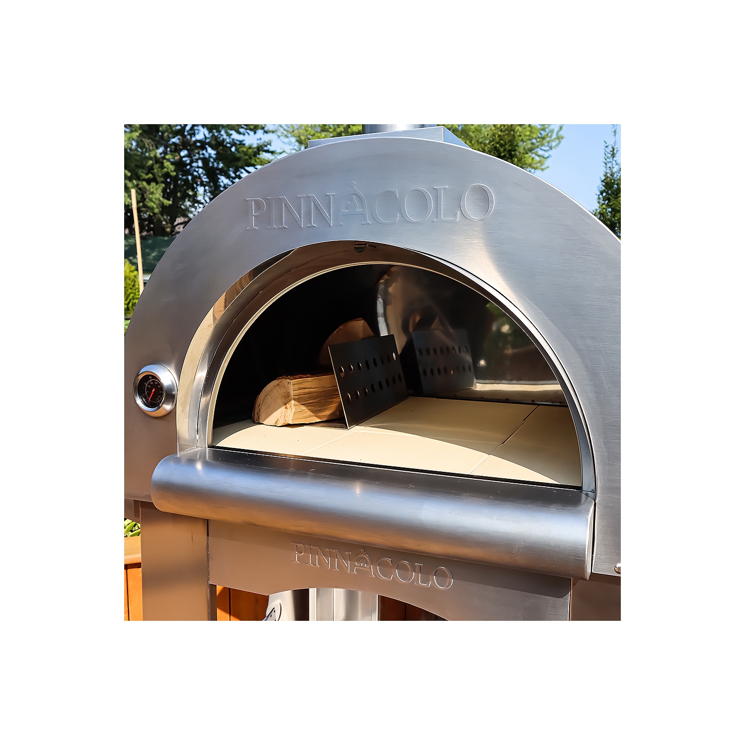 PINNACOLO Premio Wood Fired Pizza Oven with Premium Accessories Included
