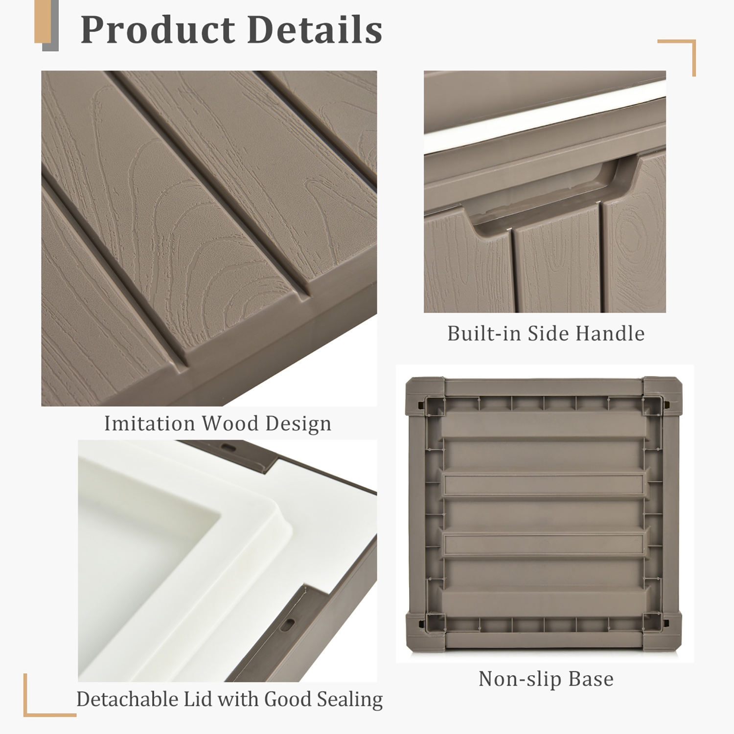 Costway 10 Gallon Ice Cooler w/ Built-in Handles and Detachable Lid