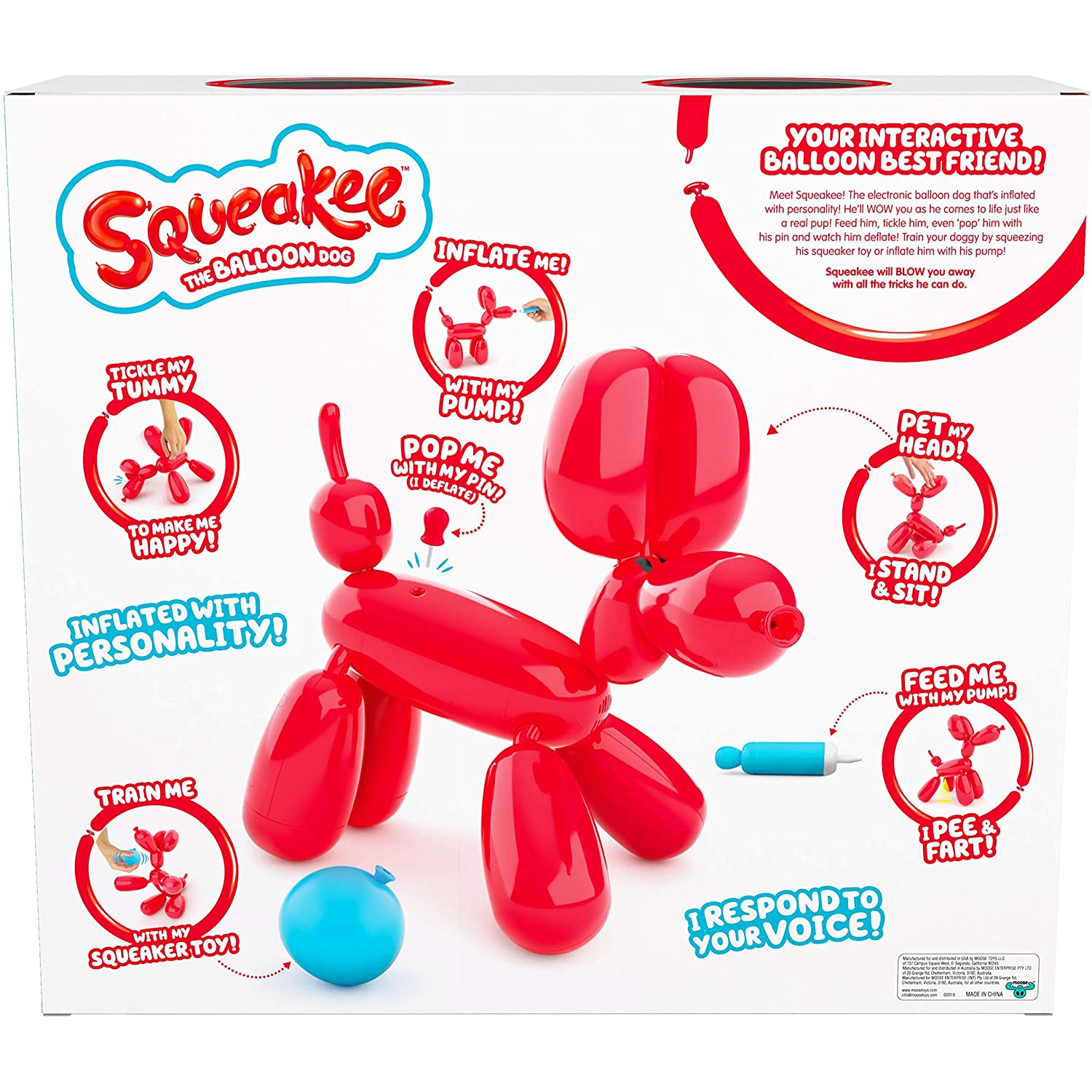 squeakee balloon dog replacement parts