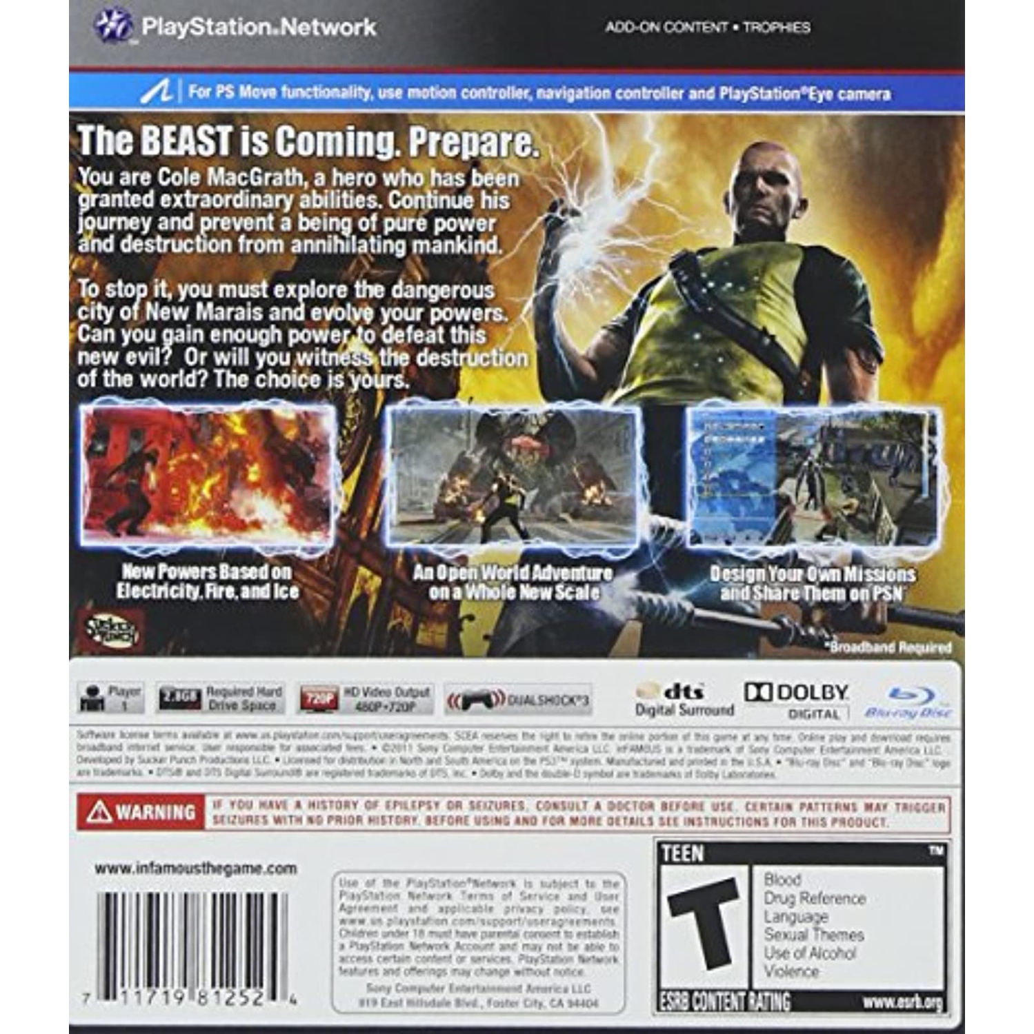 Previously Played - Infamous 2 PlayStation 3