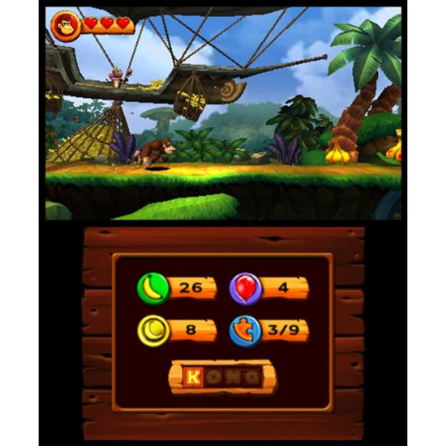 Previously Played - Donkey Kong Country Returns 3D For 3DS