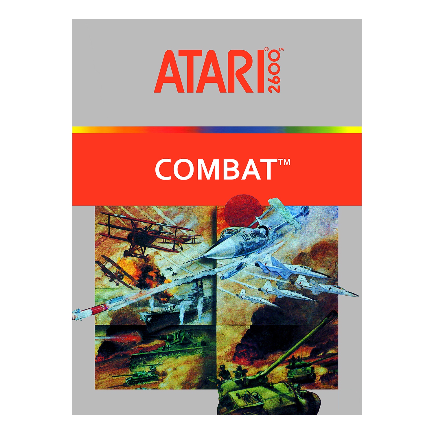 Previously Played - Combat For Atari Vintage Shooter