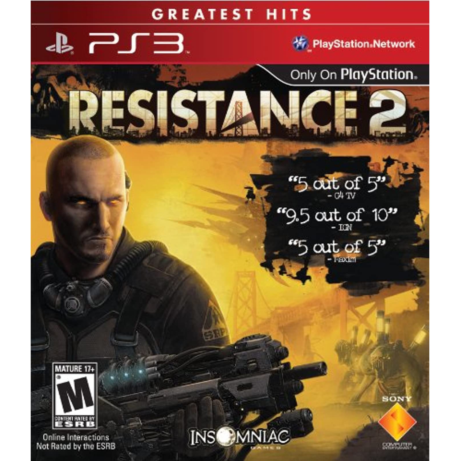 Previously Played - Resistance 2 Game For PlayStation 3 PS3