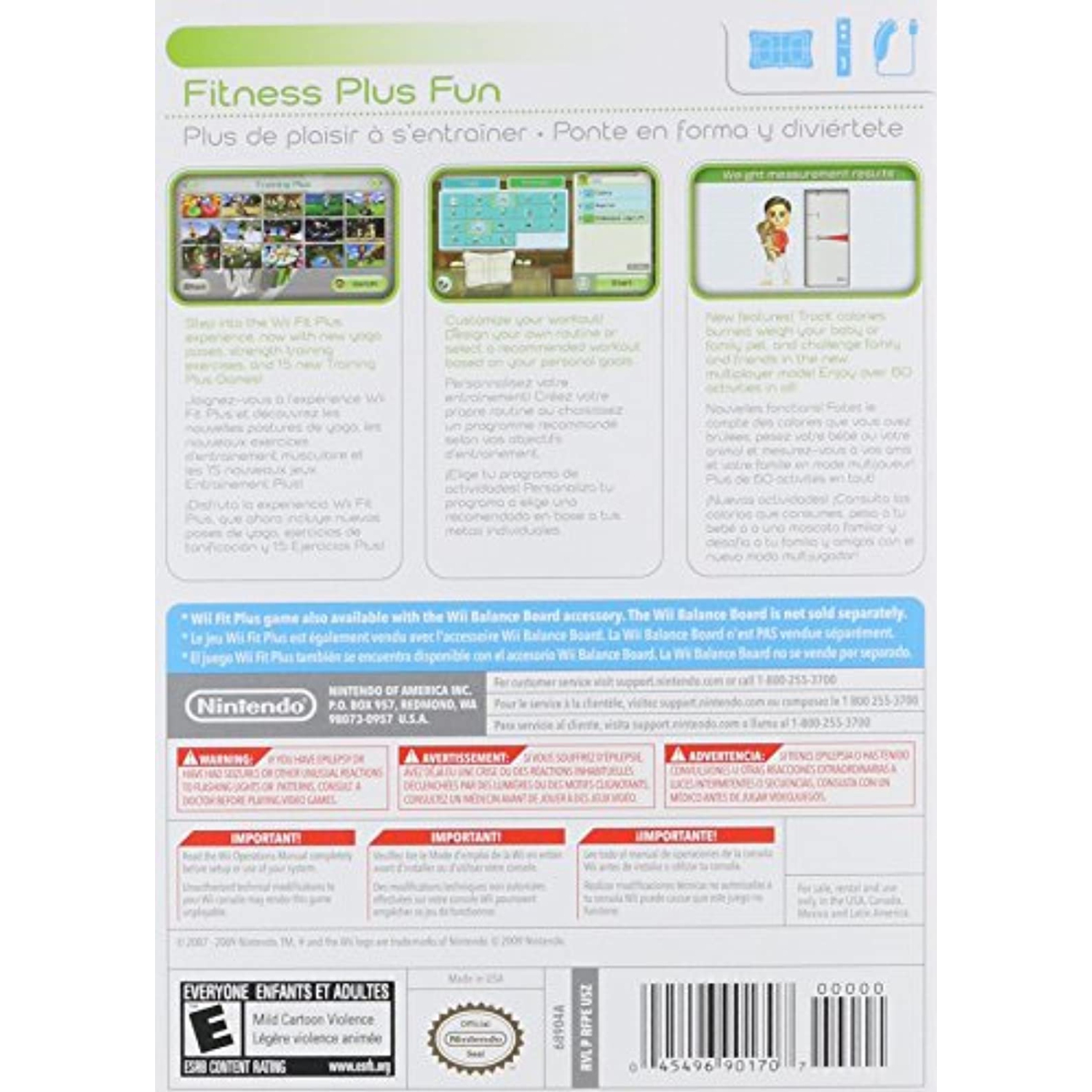 Previously Played - Wii Fit Plus With Manual and Case