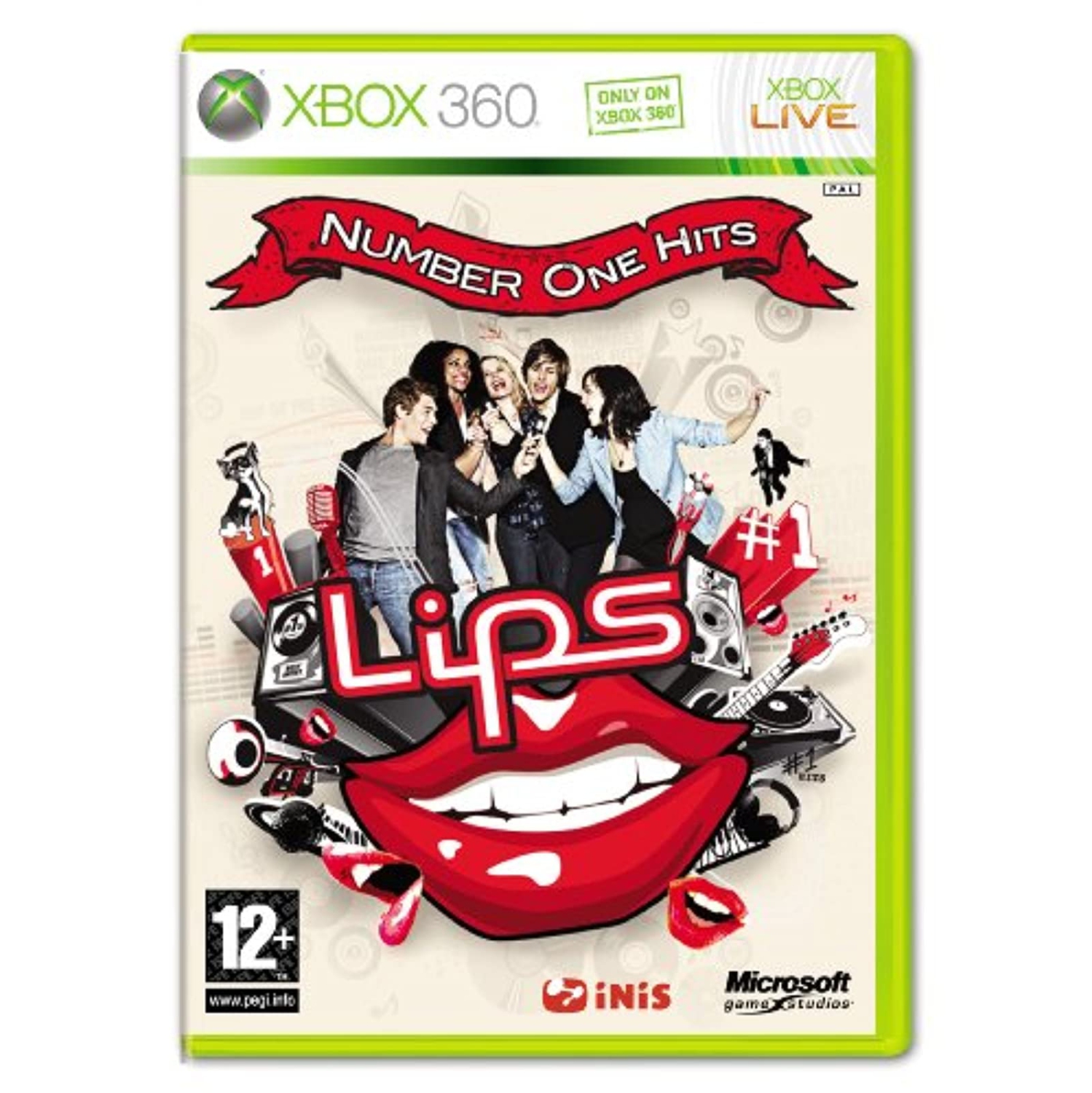 Previously Played - Lips: Number One Hits Game Only For Xbox 360