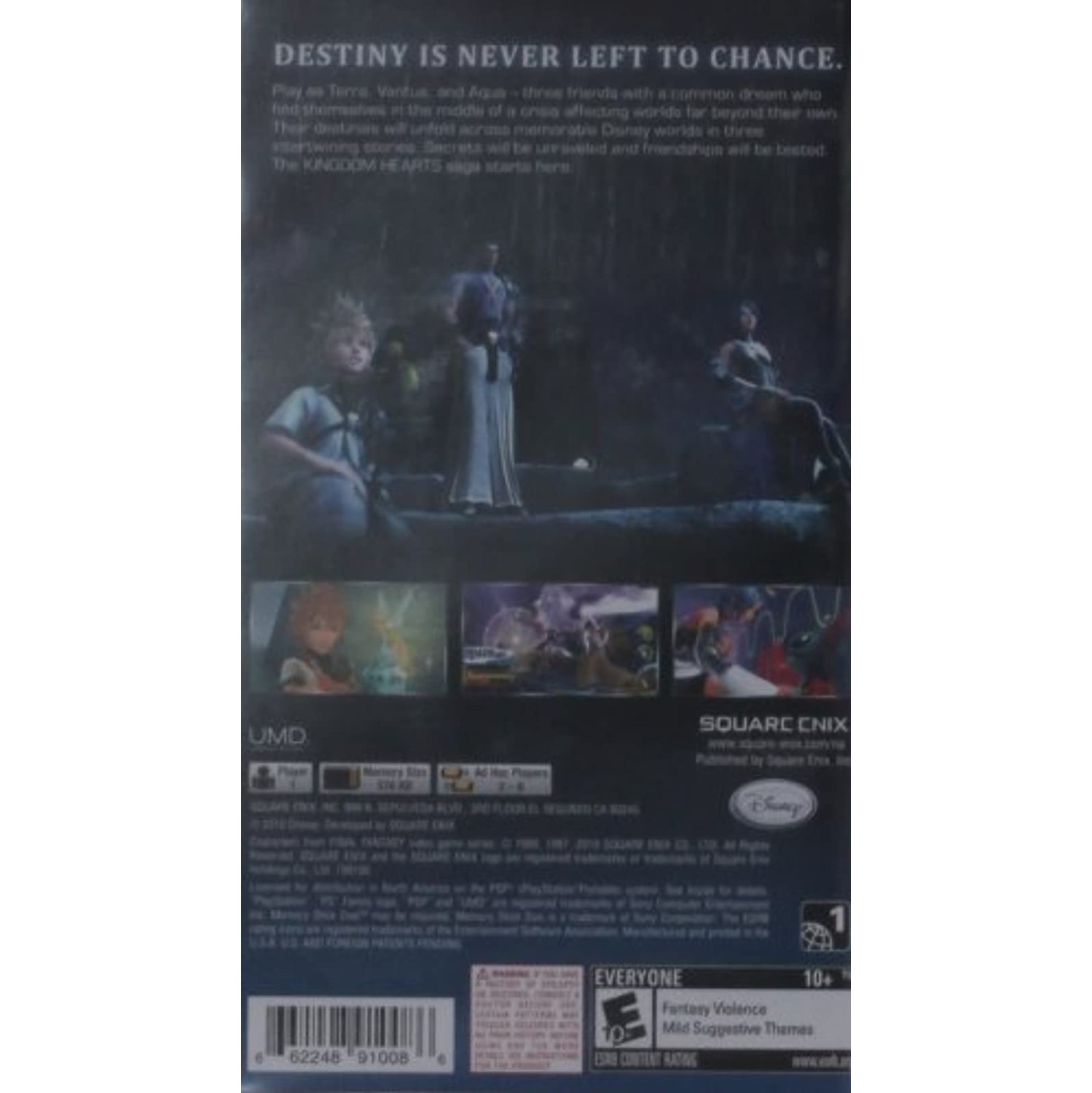 Previously Played - Kingdom Hearts: Birth By Sleep Sony For PSP UMD RPG