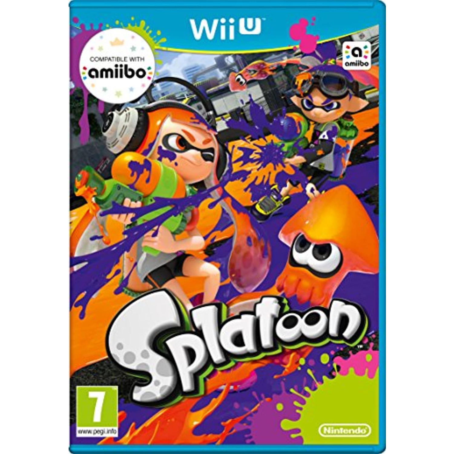 Previously Played - Splatoon By Nintendo With Manual And Case