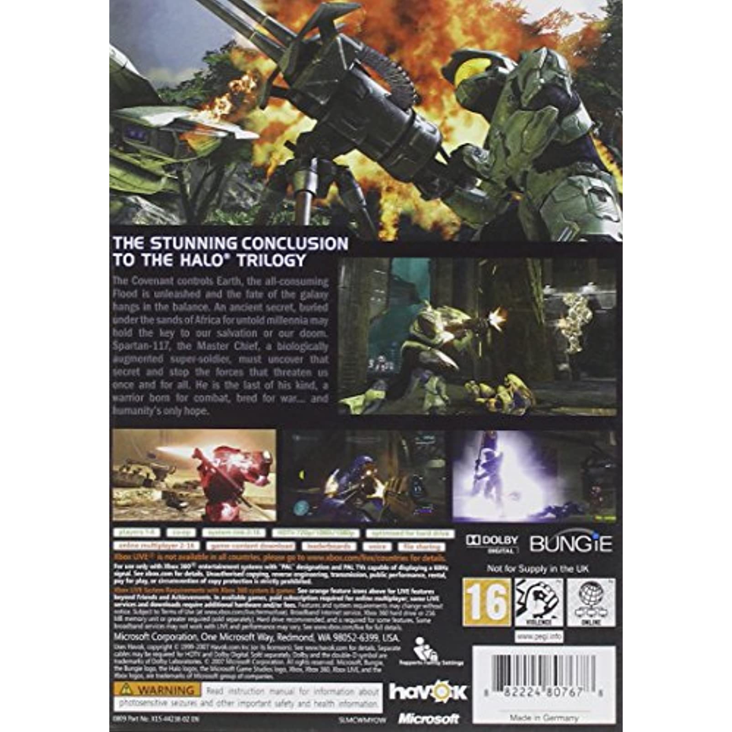 Previously Played - Halo 3 For Xbox 360