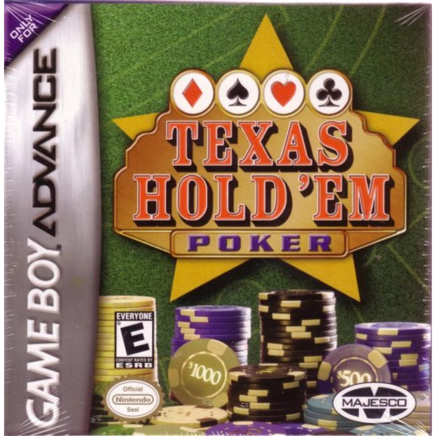 Previously Played - Texas Hold 'Em Poker GBA Action Adventure For GBA Gameboy Advance