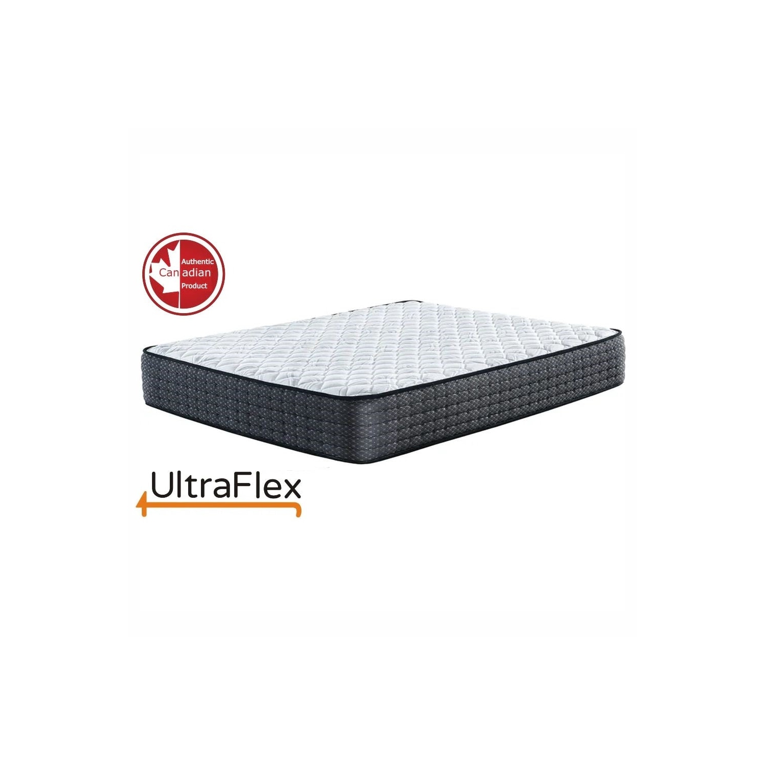 Matelas hybride écologique à ressorts ensachés et à plateau confortable HARMONY Ultraflex