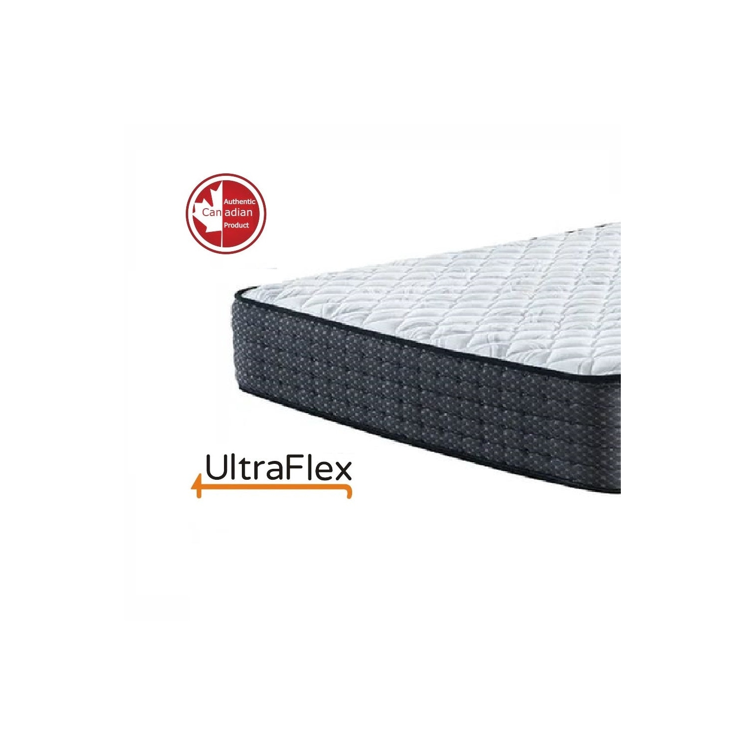 Matelas hybride écologique à ressorts ensachés et à plateau confortable HARMONY Ultraflex