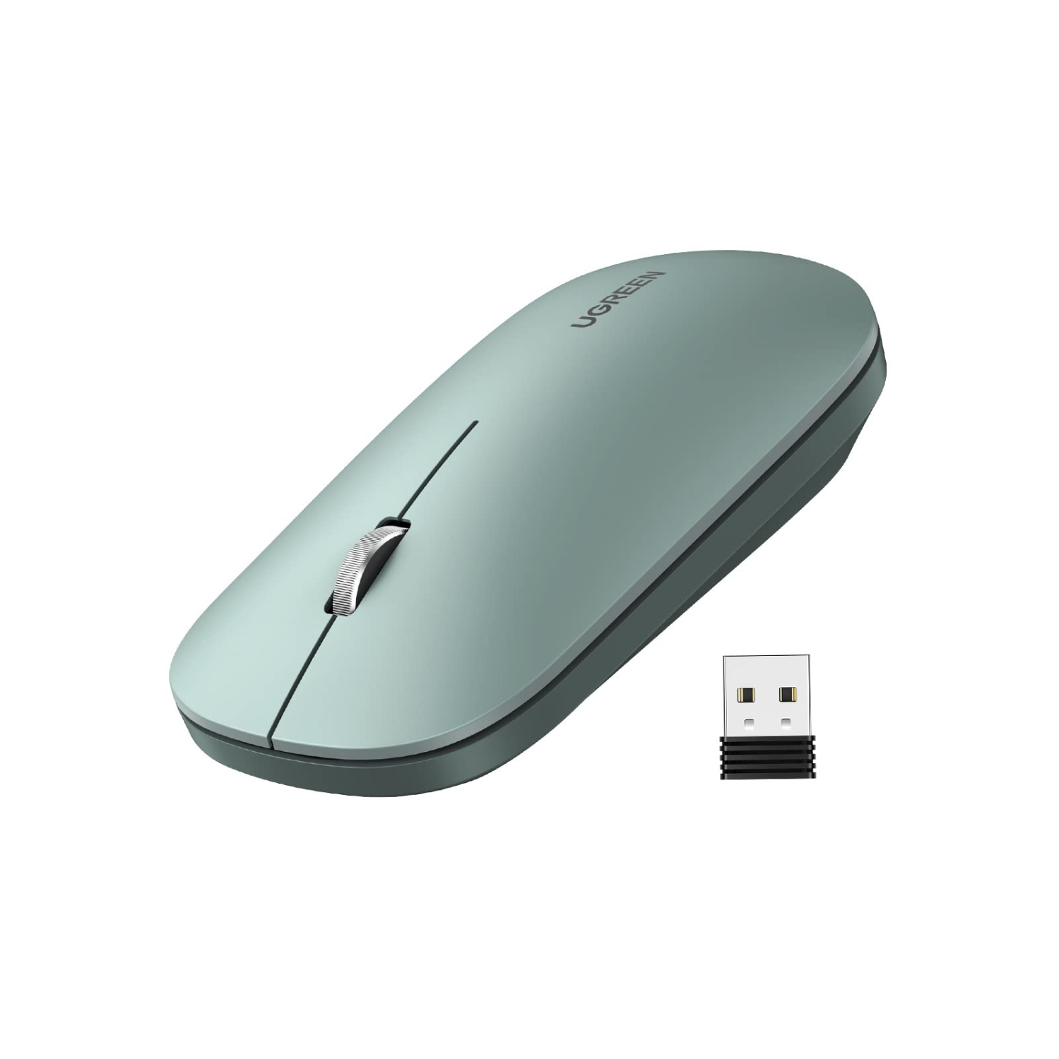 UGREEN Wireless Computer Mouse for PC Laptop Mouse 2.4G with 4000 DPI Slim Silent Mouse Cordless USB Mouse with 18-Month Bat
