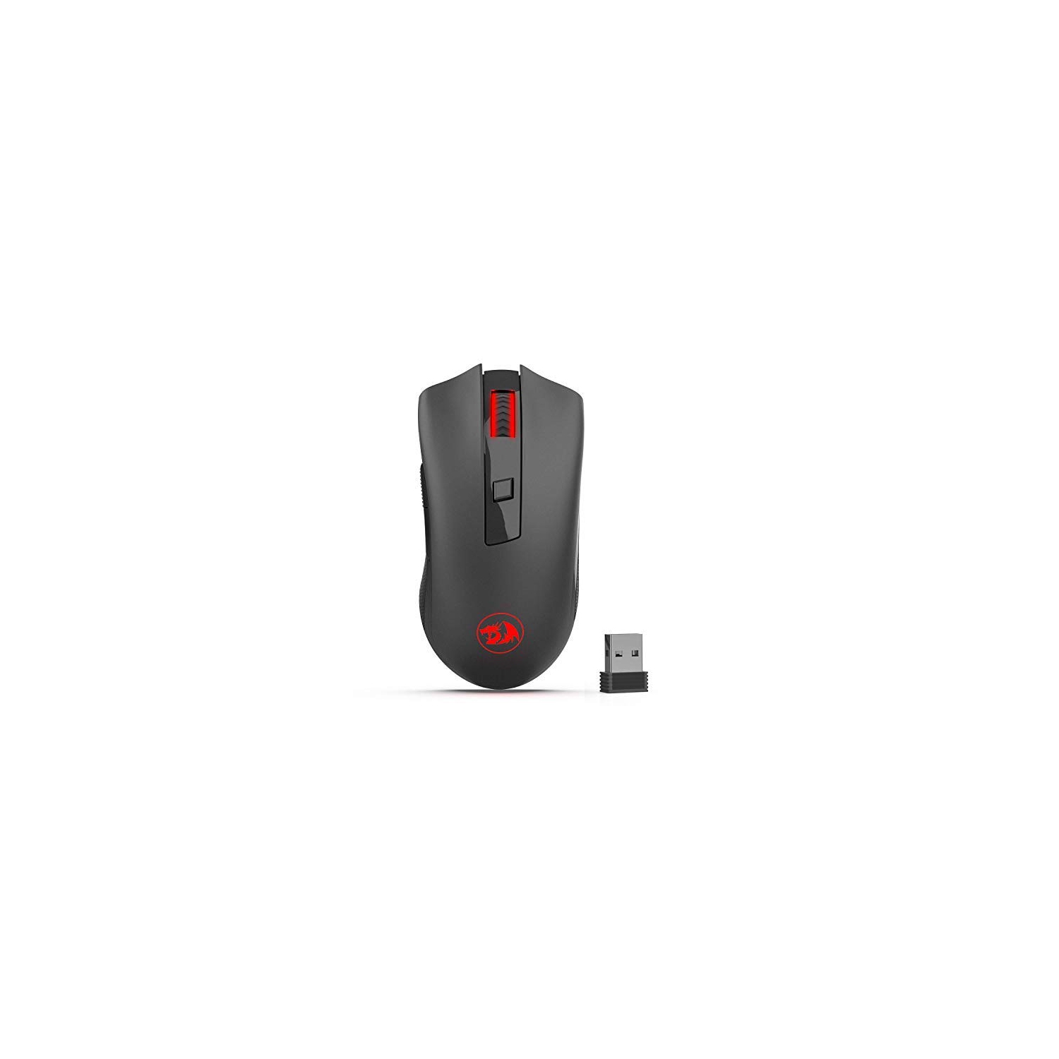 Redragon M652 Optical 2.4G Wireless Mouse with USB Receiver, 2400 DPI Portable Gaming & Office Mice, 5 Adjustable DPI Levels