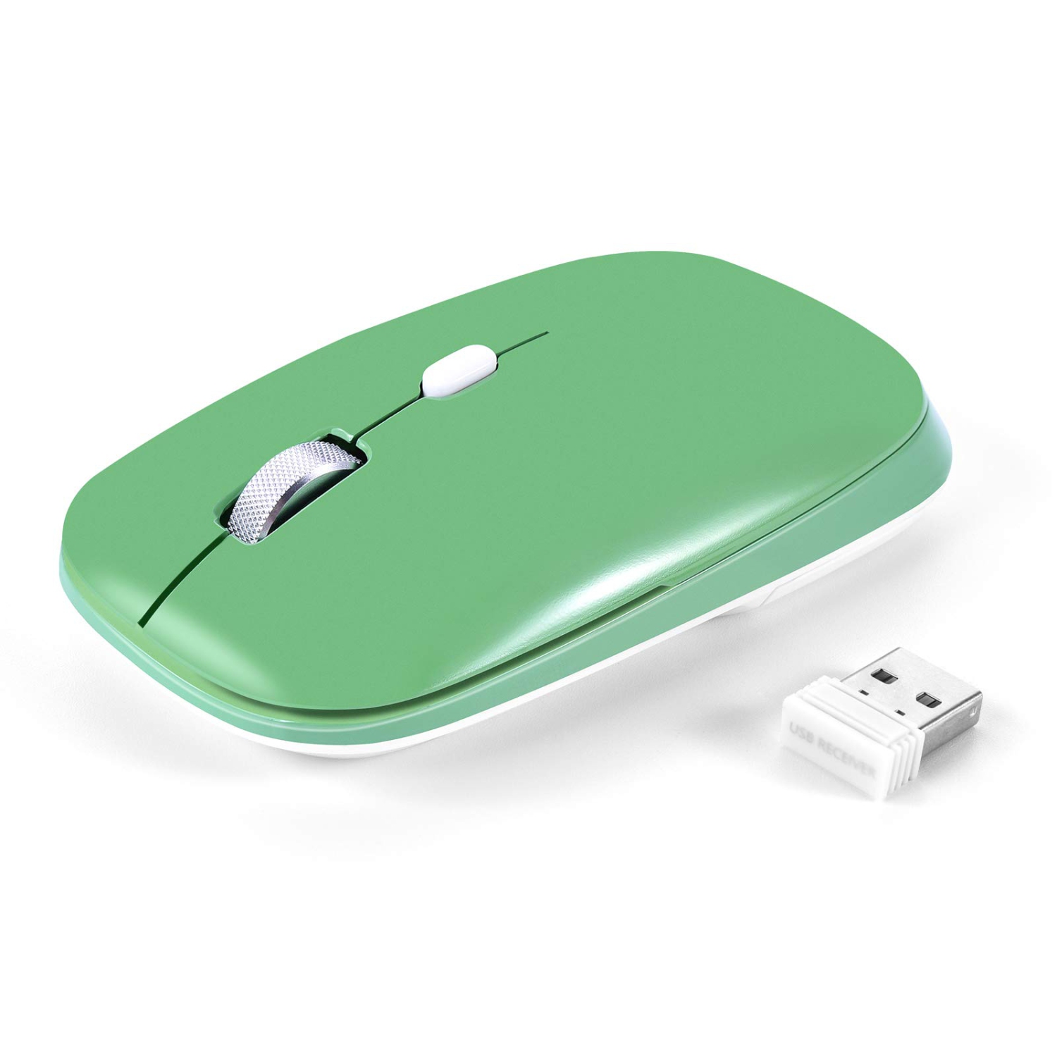 Wireless Mouse, PINKCAT 2.4G Slim Silent Cordless Mouse with USB Receiver, 3 Adjustable DPI Portable Optical Wireless Comput