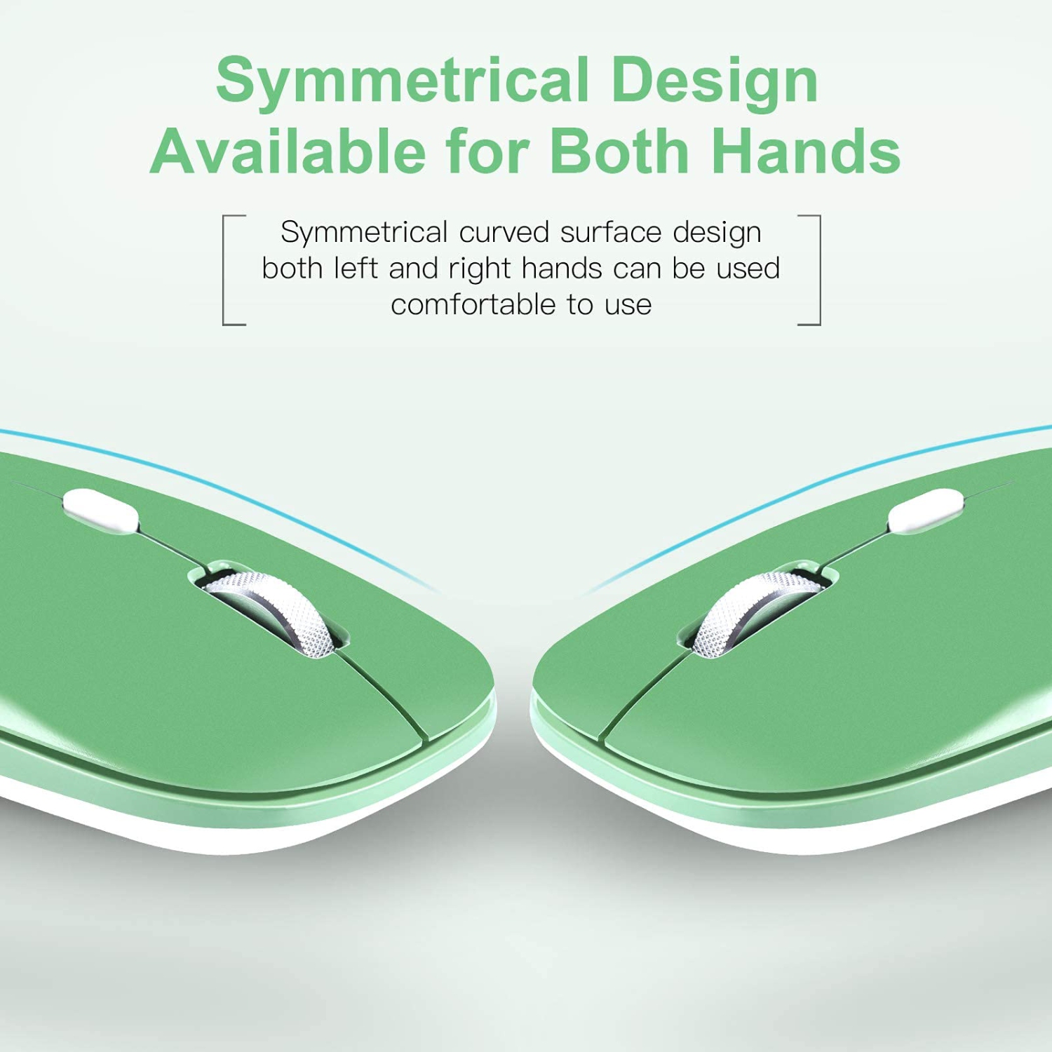 Wireless Mouse, PINKCAT 2.4G Slim Silent Cordless Mouse with USB Receiver, 3 Adjustable DPI Portable Optical Wireless Comput