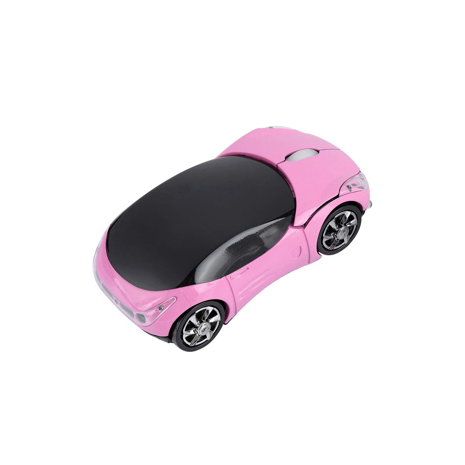 2.4G Wireless Mouse Cool Ferrari Car Optical Mouse(Pink)