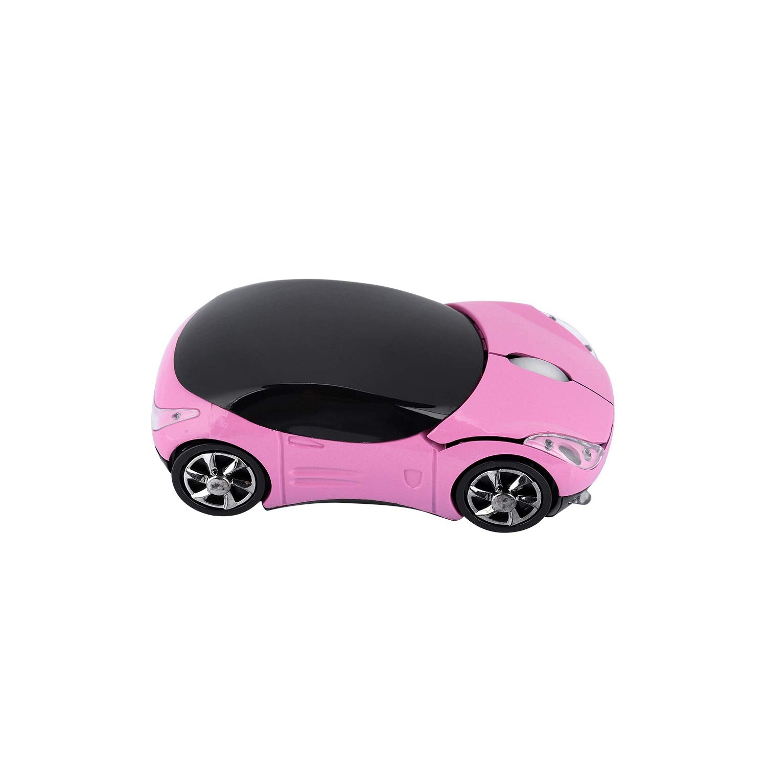 2.4G Wireless Mouse Cool Ferrari Car Optical Mouse(Pink)