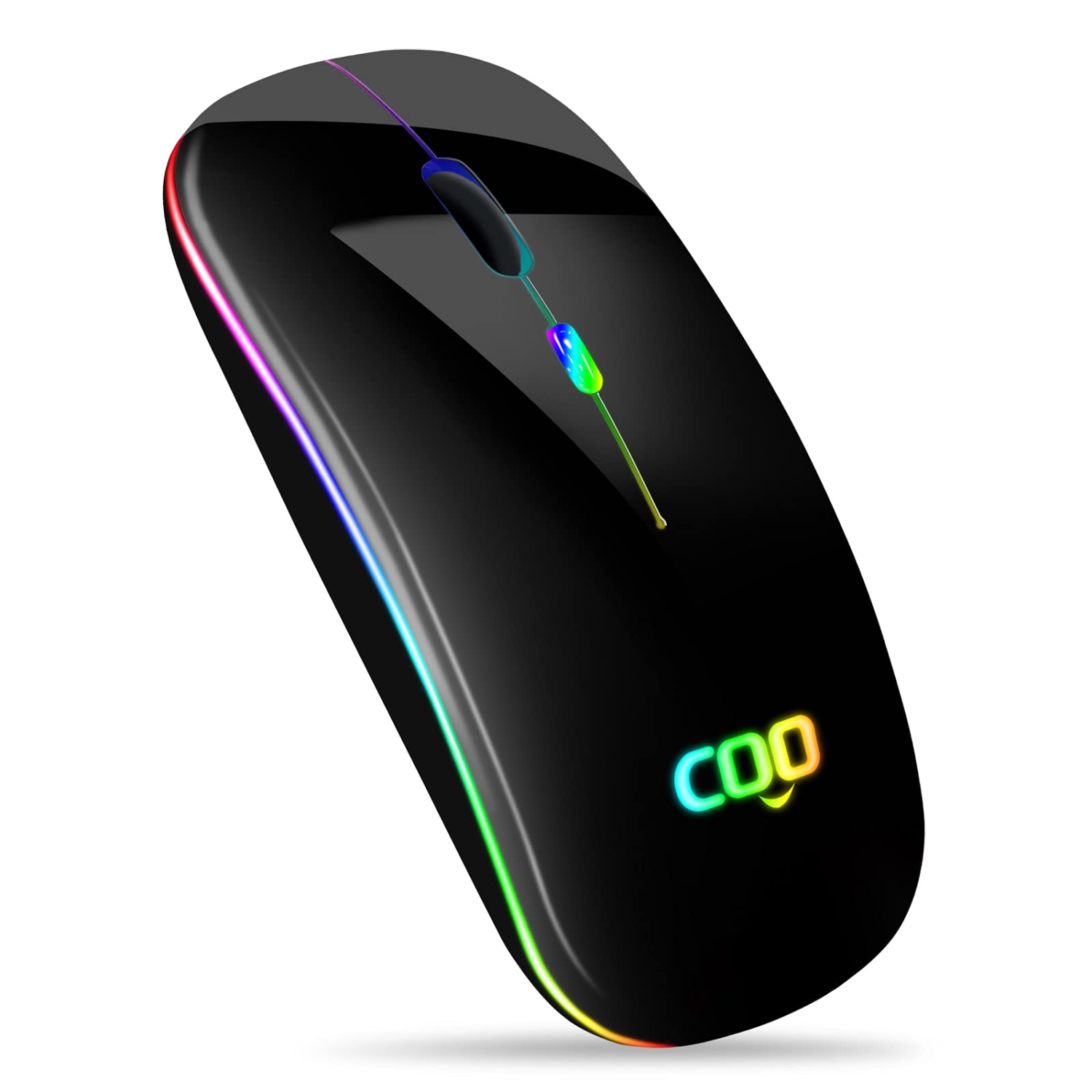 Bluetooth Wireless Mouse, Slim Dual Mode(Bluetooth 4.0 and 2.4G Wireless) Rechargeable Wireless Mouse with 3 Adjustable DPI