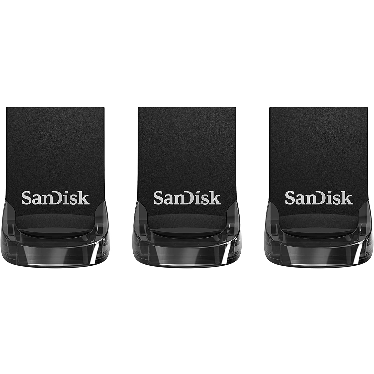 3-pack SanDisk 32GB Ultra Fit USB 3.1 Flash Drive -