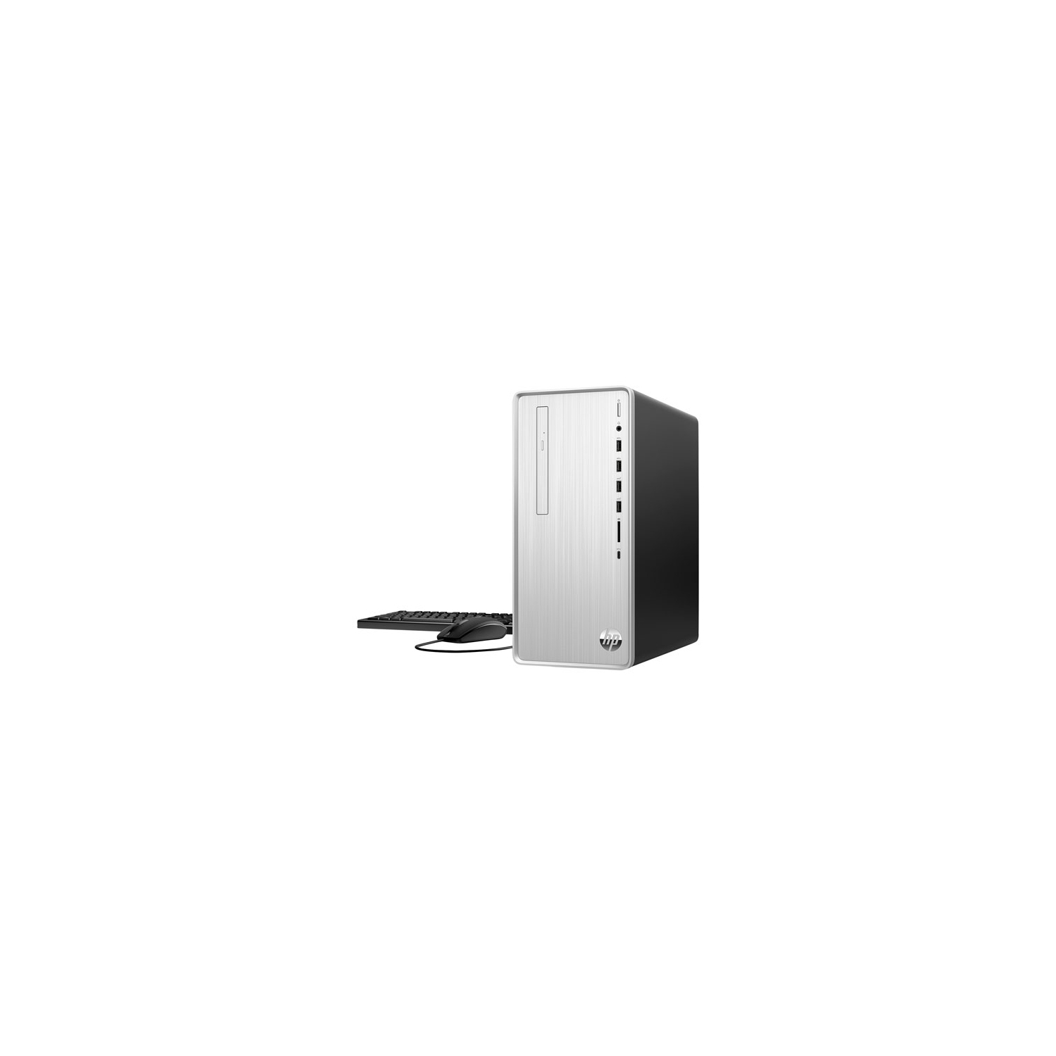 Refurbished (Good) - HP Desktop PC - Natural Silver (AMD Ryzen 5 5600G/512GB SSD/12GB RAM/Windows 11)