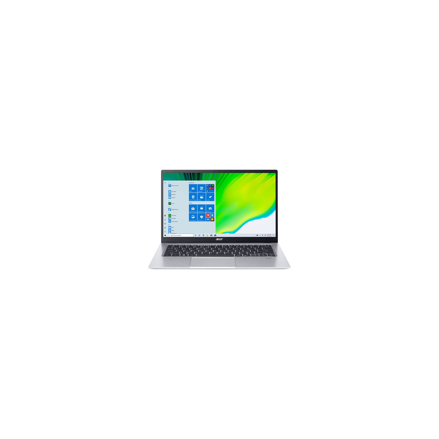 Refurbished (Good) - Acer Swift 14" Laptop - Silver (Intel ICD N4500/128GB eMMC/4GB RAM/Windows 11 S)