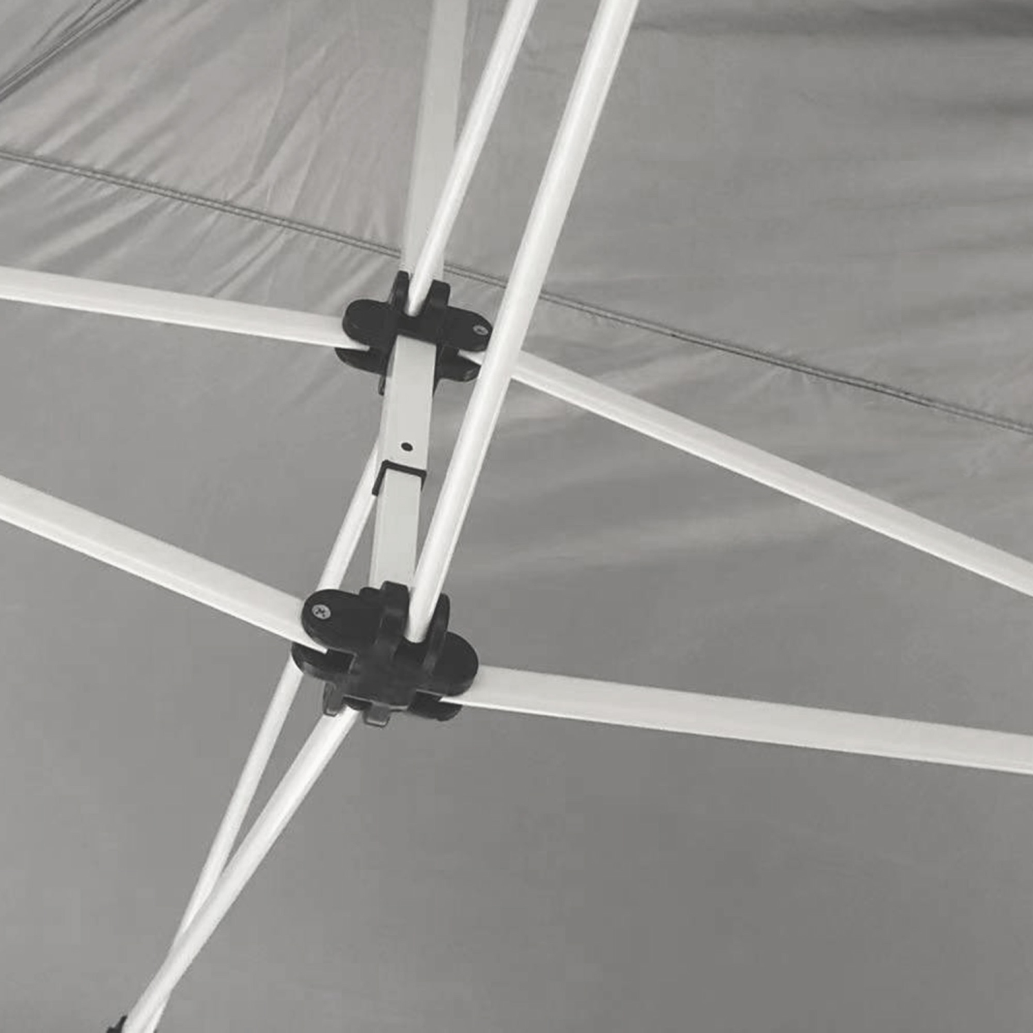 Abri pliant instantané avec parois amovibles, abri escamotable Outsunny, 20 x 10 pi, 6 fenêtres, 4 sacs de sable et sac de transport, noir