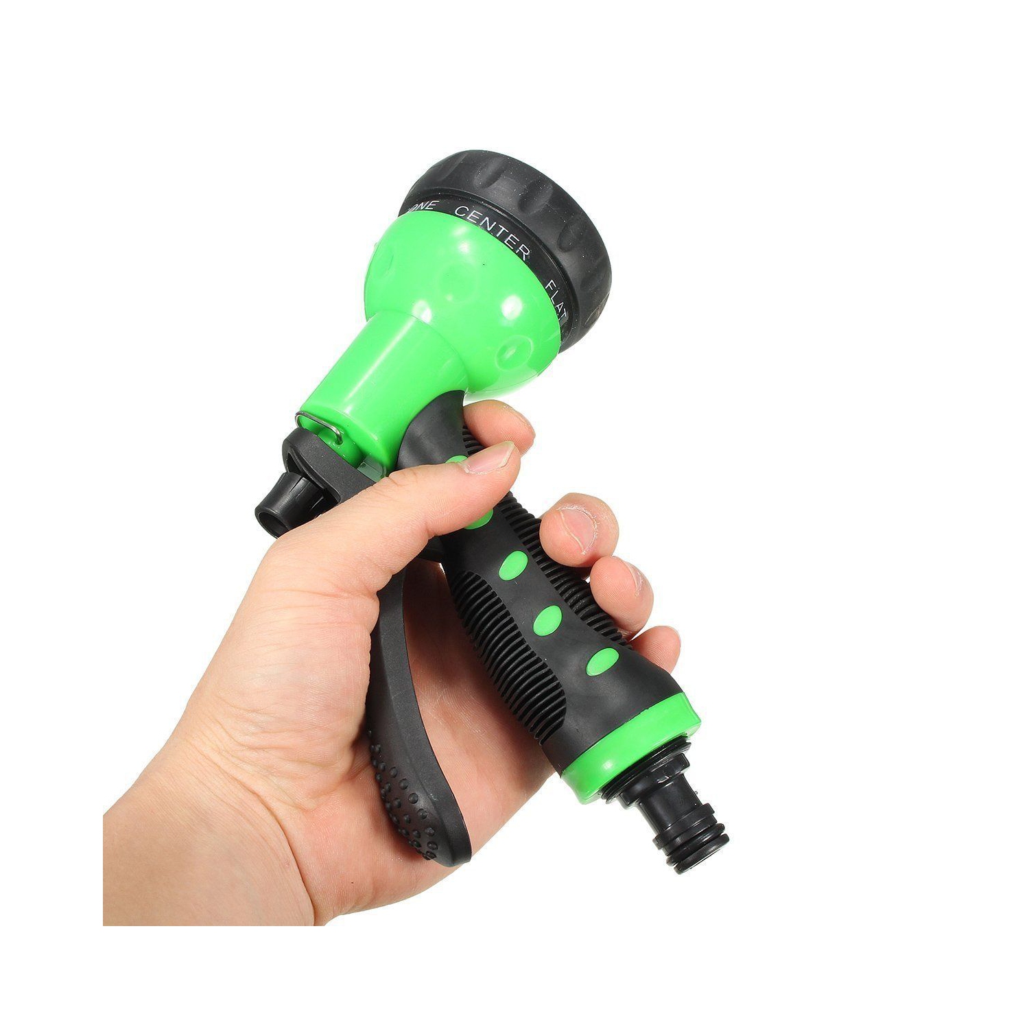 Pulvérisateur d'eau de tuyau d'arrosage à haute pression à 8 réglages pour le lavage du véhicule, le nettoyage et l'arrosage de la pelouse