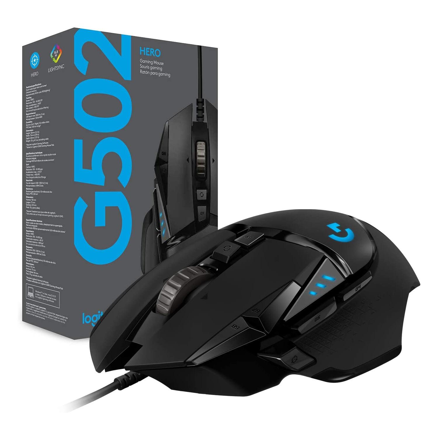 Logitech G502 HERO Gaming Mouse - Brand New