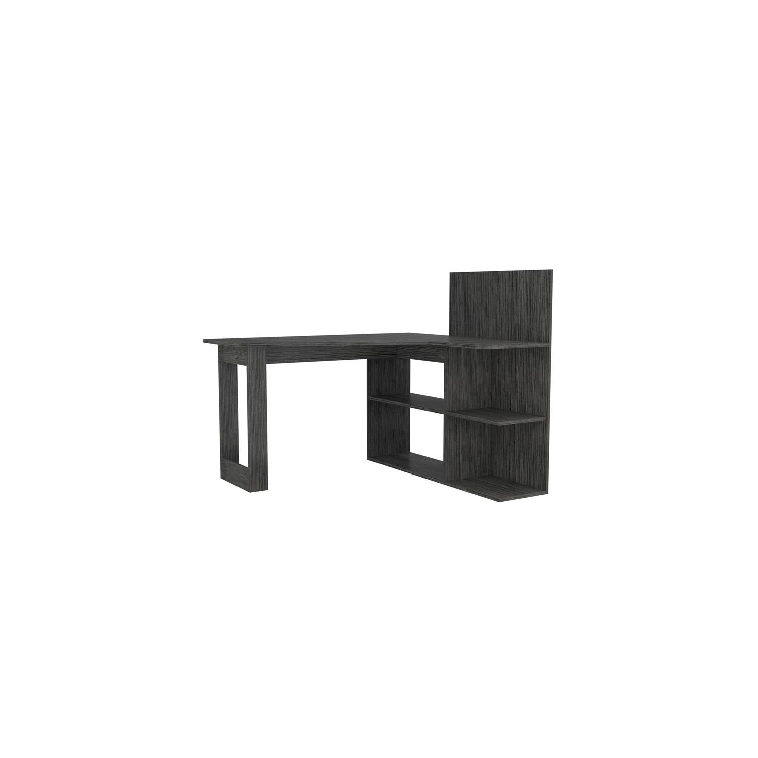 Tuhome Modern Engineered Wood Charcoal Masai Computer Desk