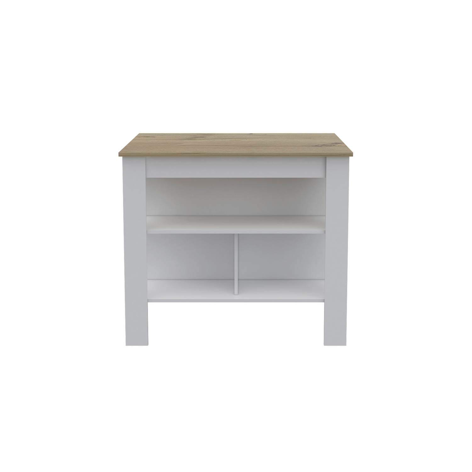 TUHOME Cala Kitchen Island Engineered Wood Kitchen Islands in Multi-color