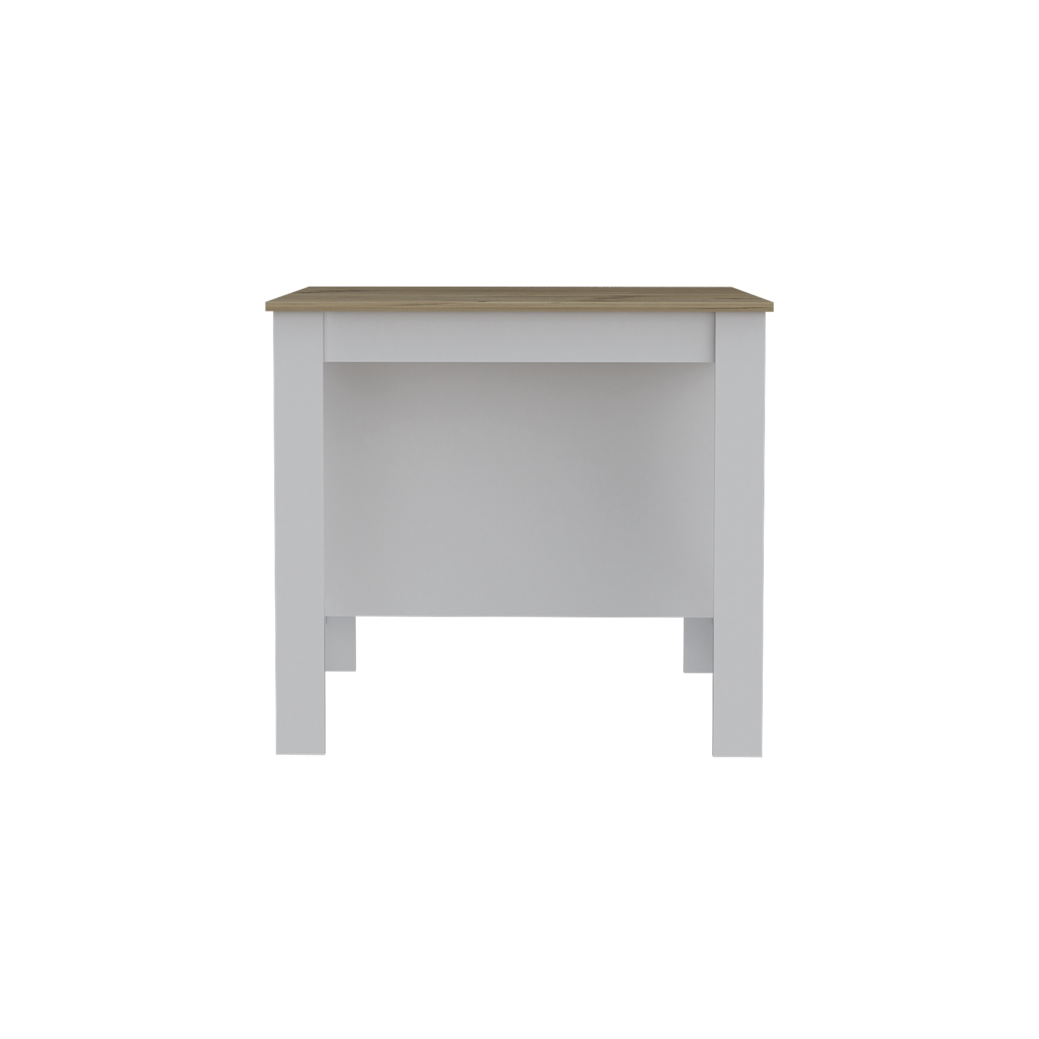 Îlot de cuisine en bois d’ingénierie de TUHOME Cala Kitchen Island, multicolore