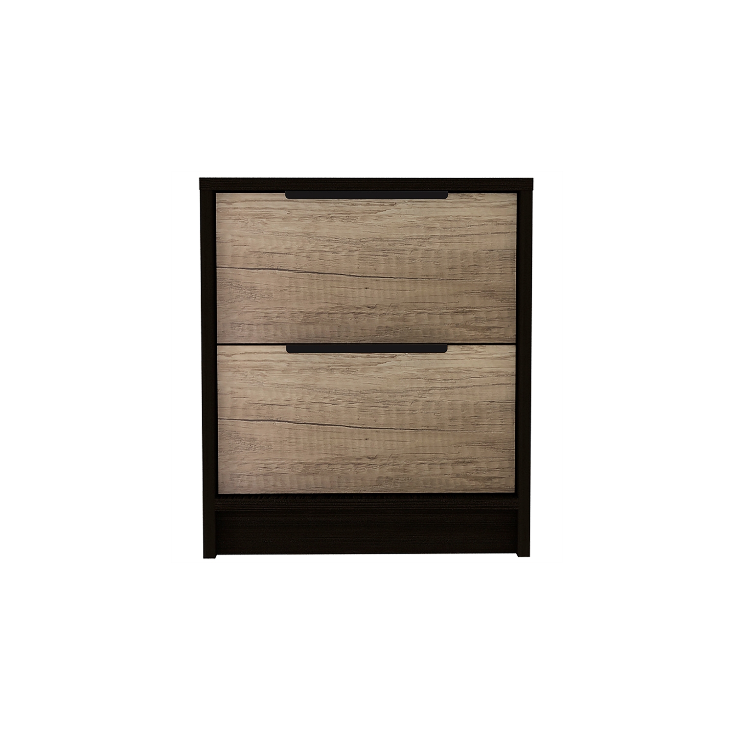 TUHOME Kaia Nightstand Engineered Wood Nightstands in Multi-color