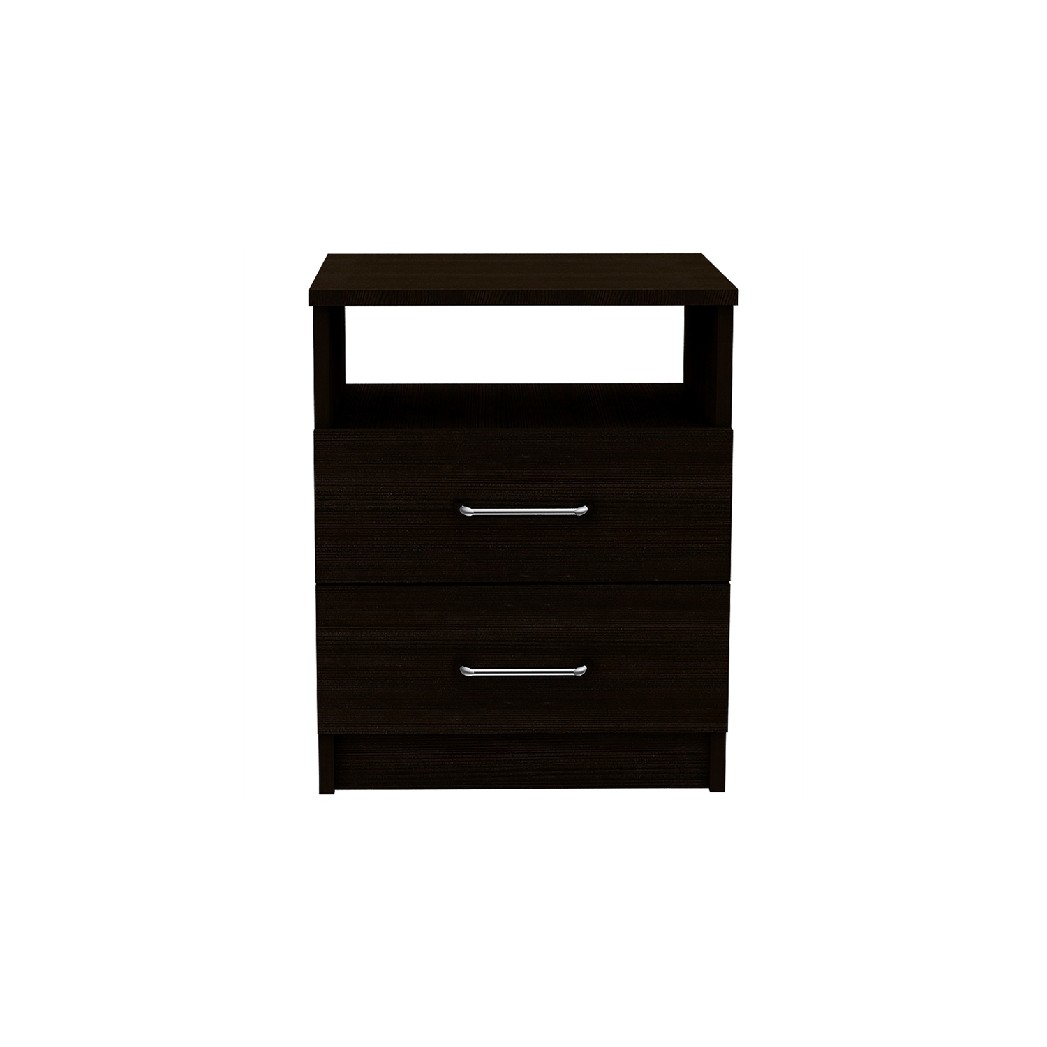 Tuhome Napoles 2 Drawer Night Stand Espresso