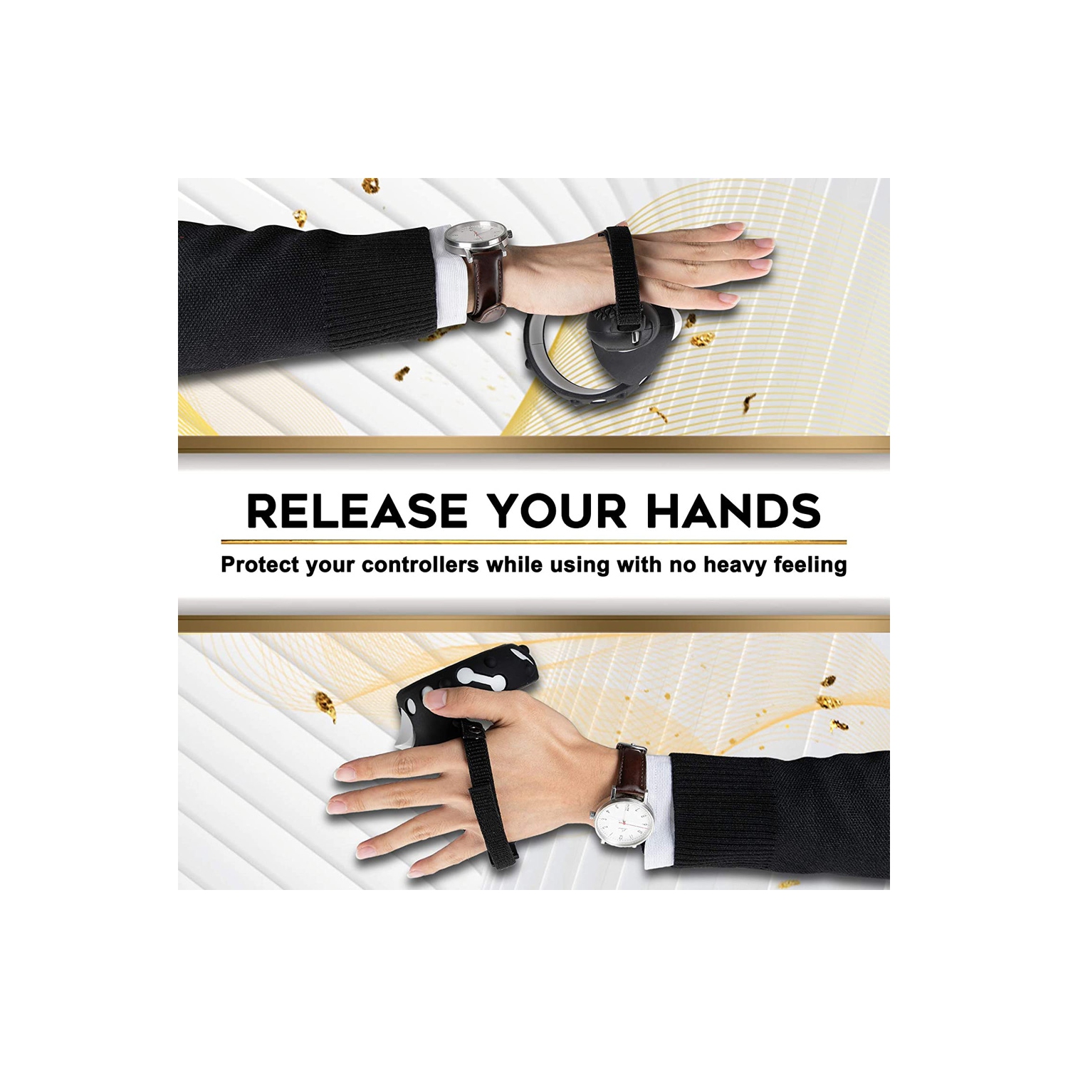 axGear Silicone Controller Cover for Oculus Quest 2 Soft Protective Headset Handle