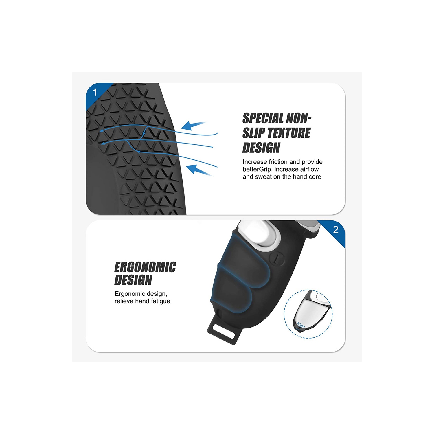 axGear Silicone Controller Cover for Oculus Quest 2 Soft Protective Headset Handle