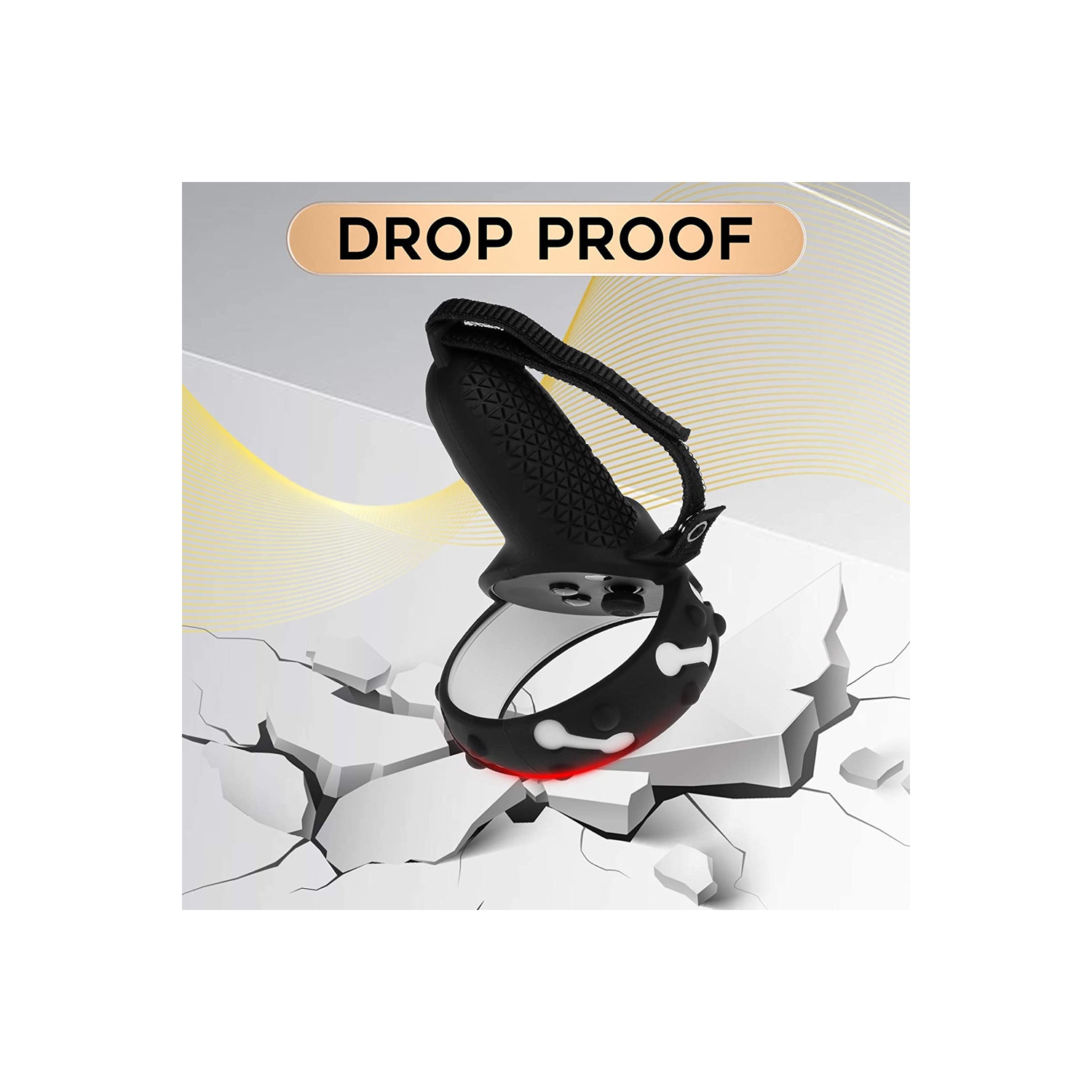 axGear Silicone Controller Cover for Oculus Quest 2 Soft Protective Headset Handle