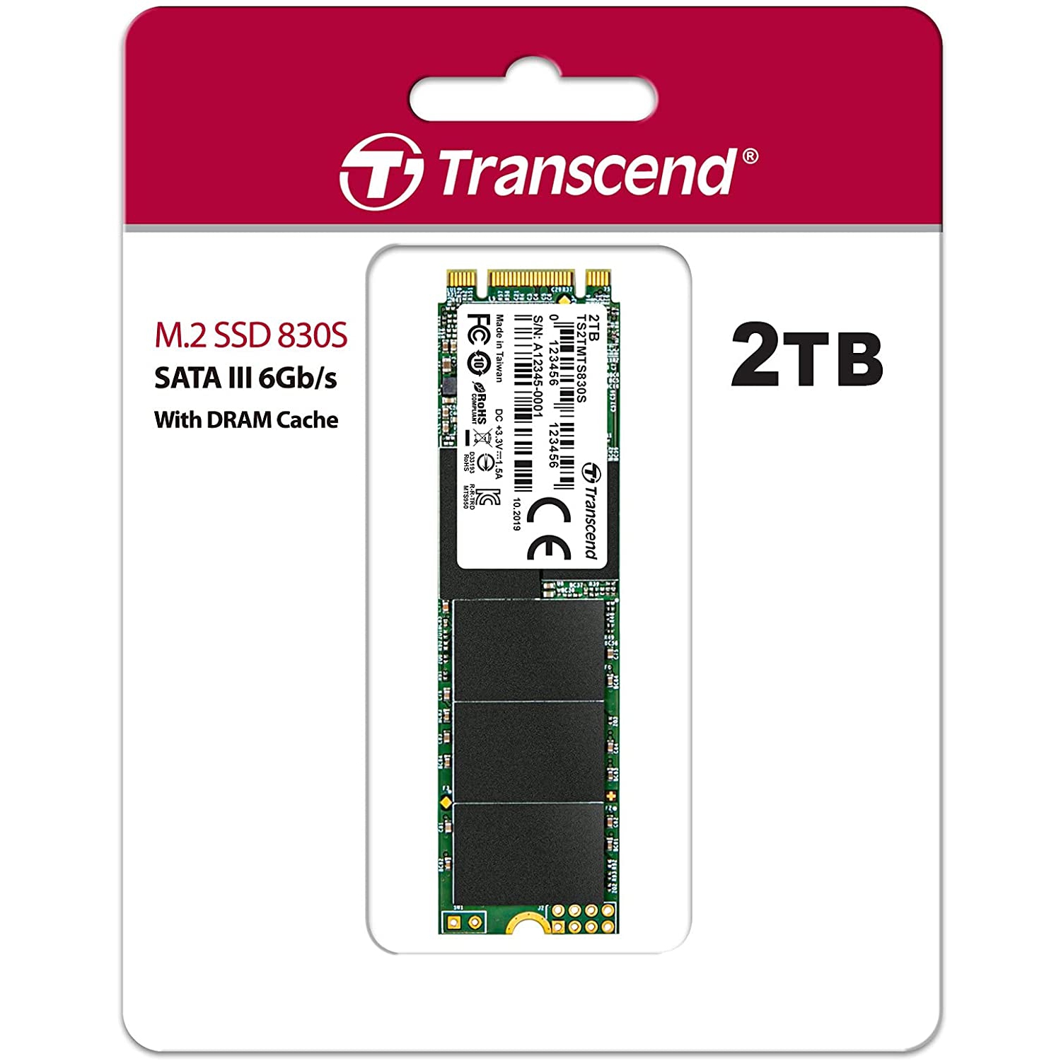 Transcend 830S 2 TB Solid State Drive - M.2 2280 Internal - SATA