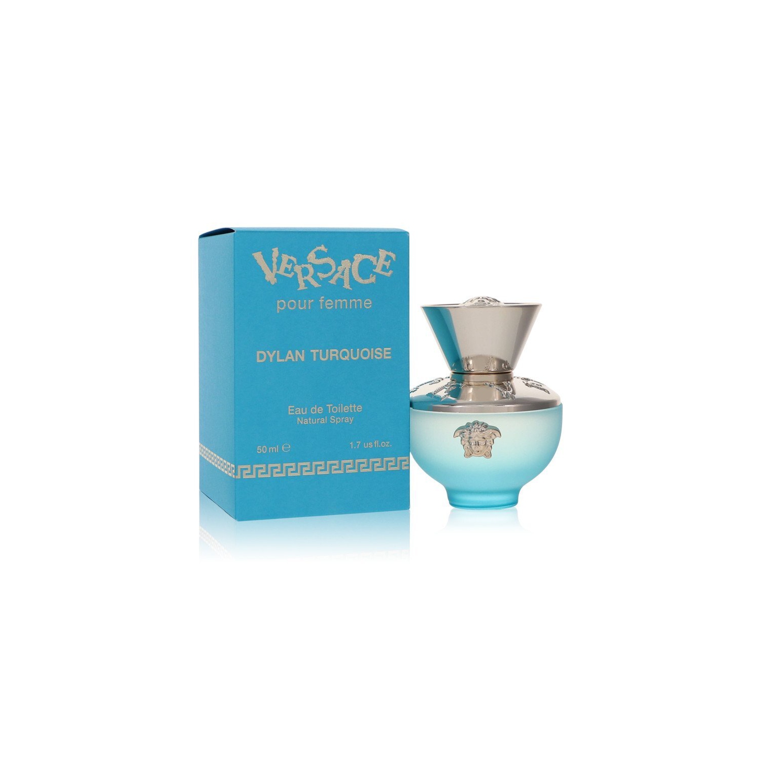 Versace Pour Femme Dylan Turquoise by Versace Eau De Toilette Spray 1.7 oz