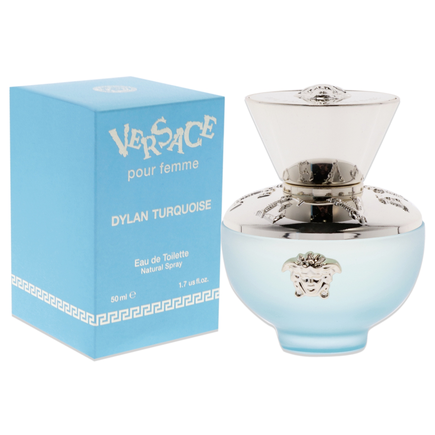 Versace Pour Femme Dylan Turquoise by Versace Eau De Toilette Spray 1.7 oz