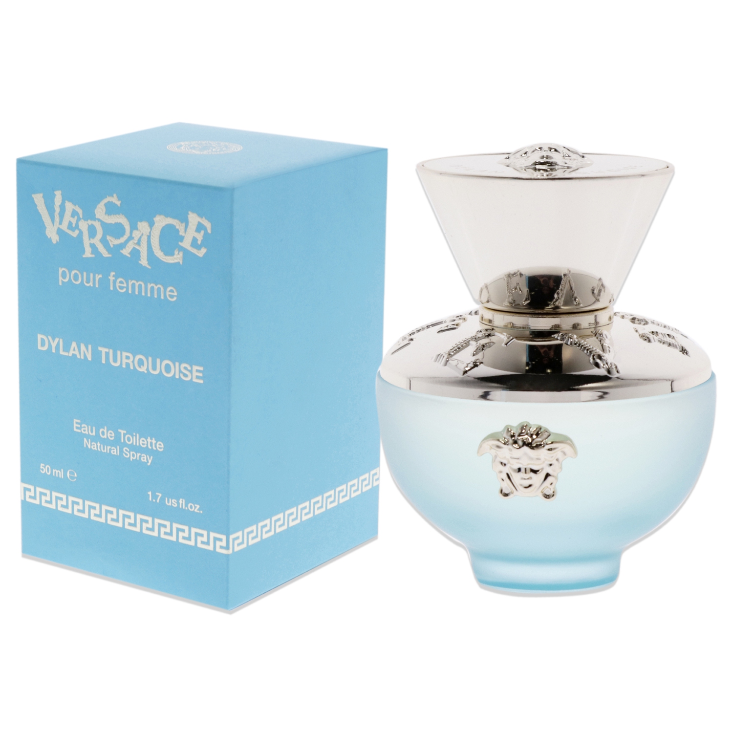 Versace Pour Femme Dylan Turquoise by Versace Eau De Toilette Spray 1.7 oz