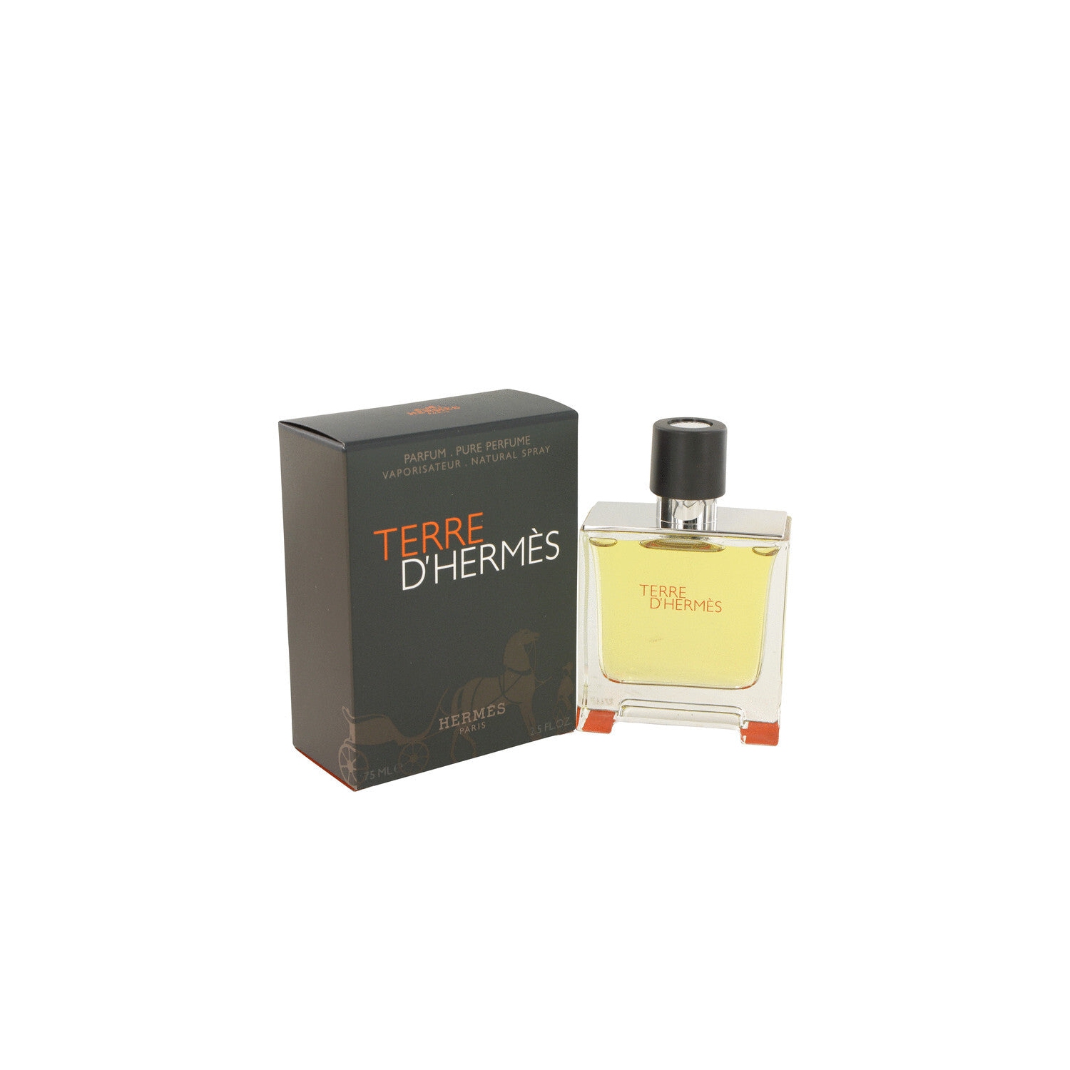 Vaporisateur de parfum pur Terre d'Hermes, 2.5 oz
