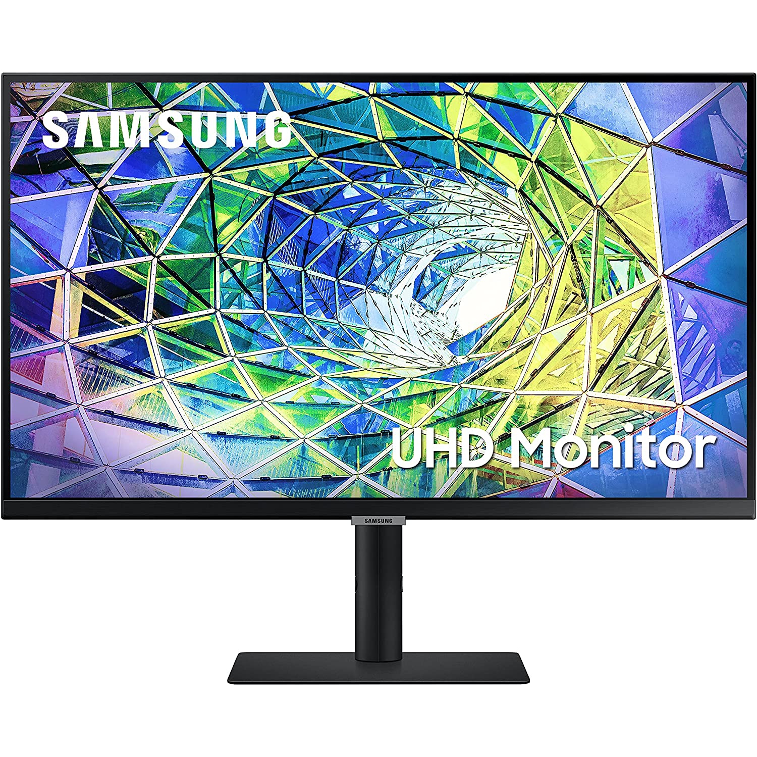 Refurbished (Good) - Samsung LS27A800UJNXGO 27" Monitor, Ultra HD 4K Display (3840 x 2160), USB-C, HDMI, DisplayPort, Swivel, Tilt, Pivot, Black